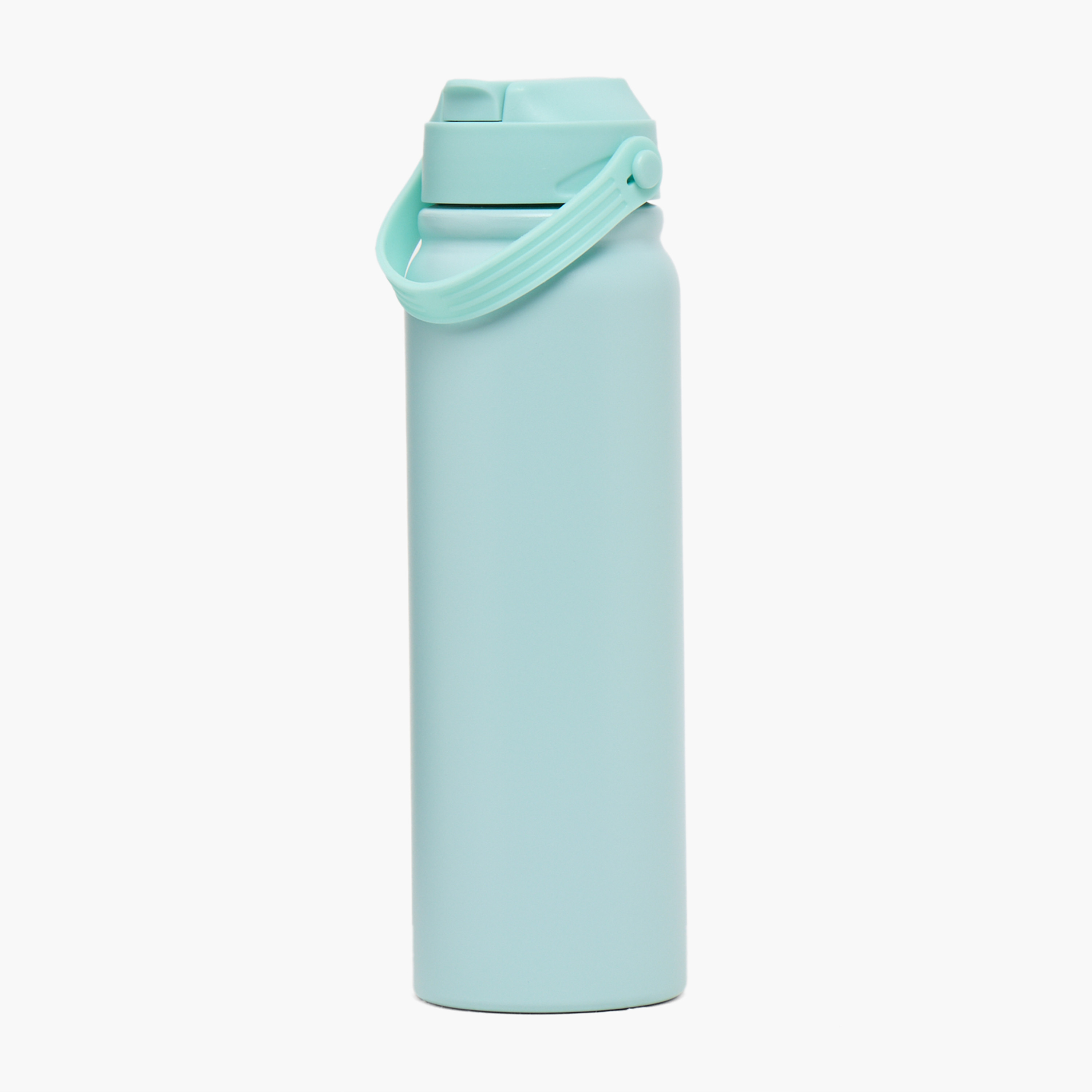 Slogan Print Stainless Steel Water Bottle with Flip Spout and Handle - 800 ml-school-waterbottles-image-3