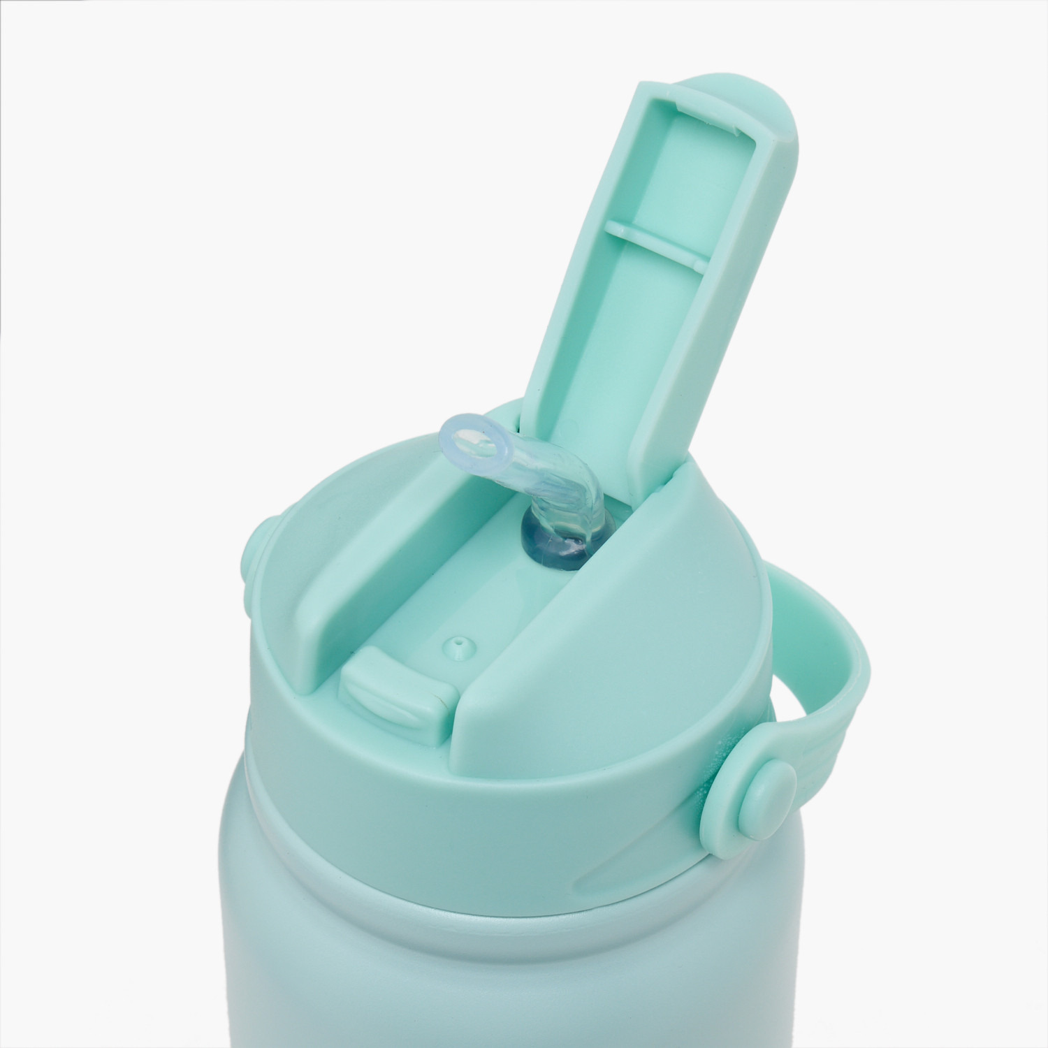 Slogan Print Stainless Steel Water Bottle with Flip Spout and Handle - 800 ml-school-waterbottles-image-6