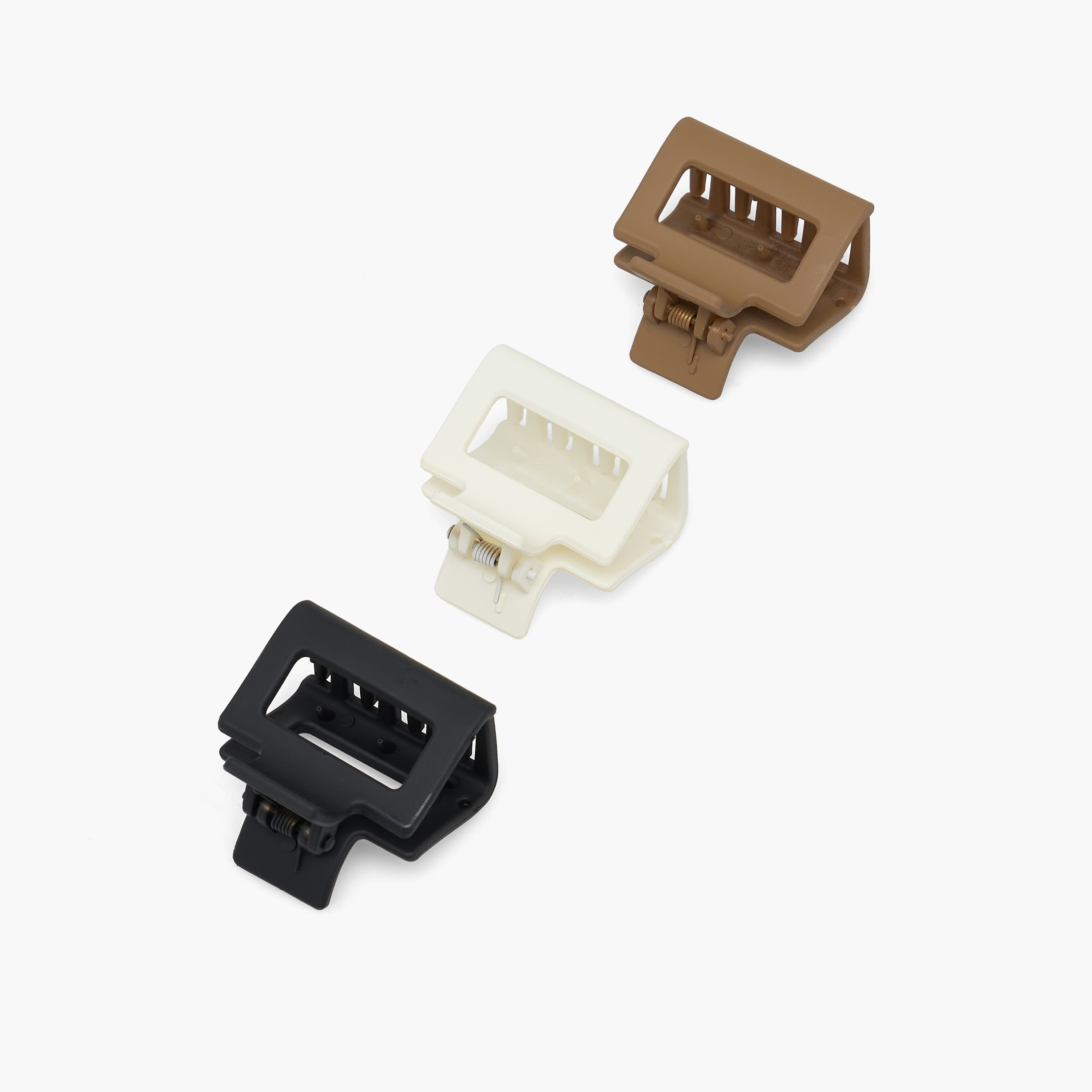 Pack of 3 Square Hair Clamps-women-hairaccessories-clamps-image-1