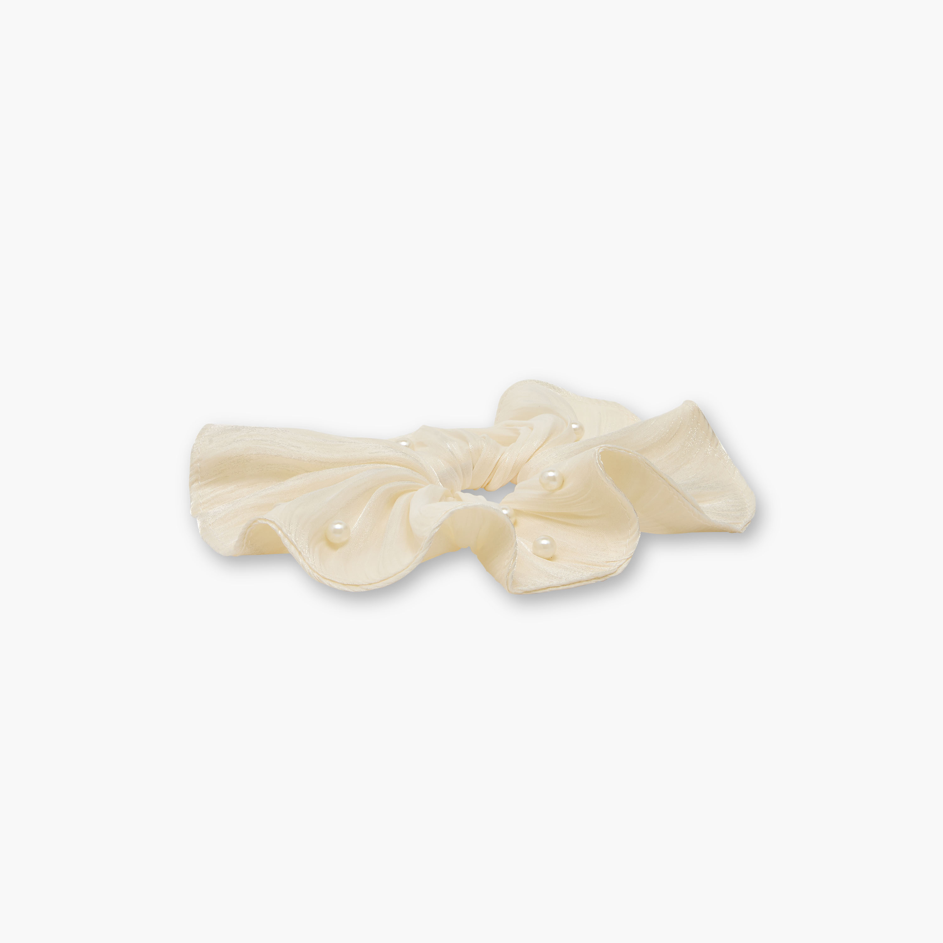 Pearl Embellished Hair Scrunchie-women-hairaccessories-scrunchies-image-1