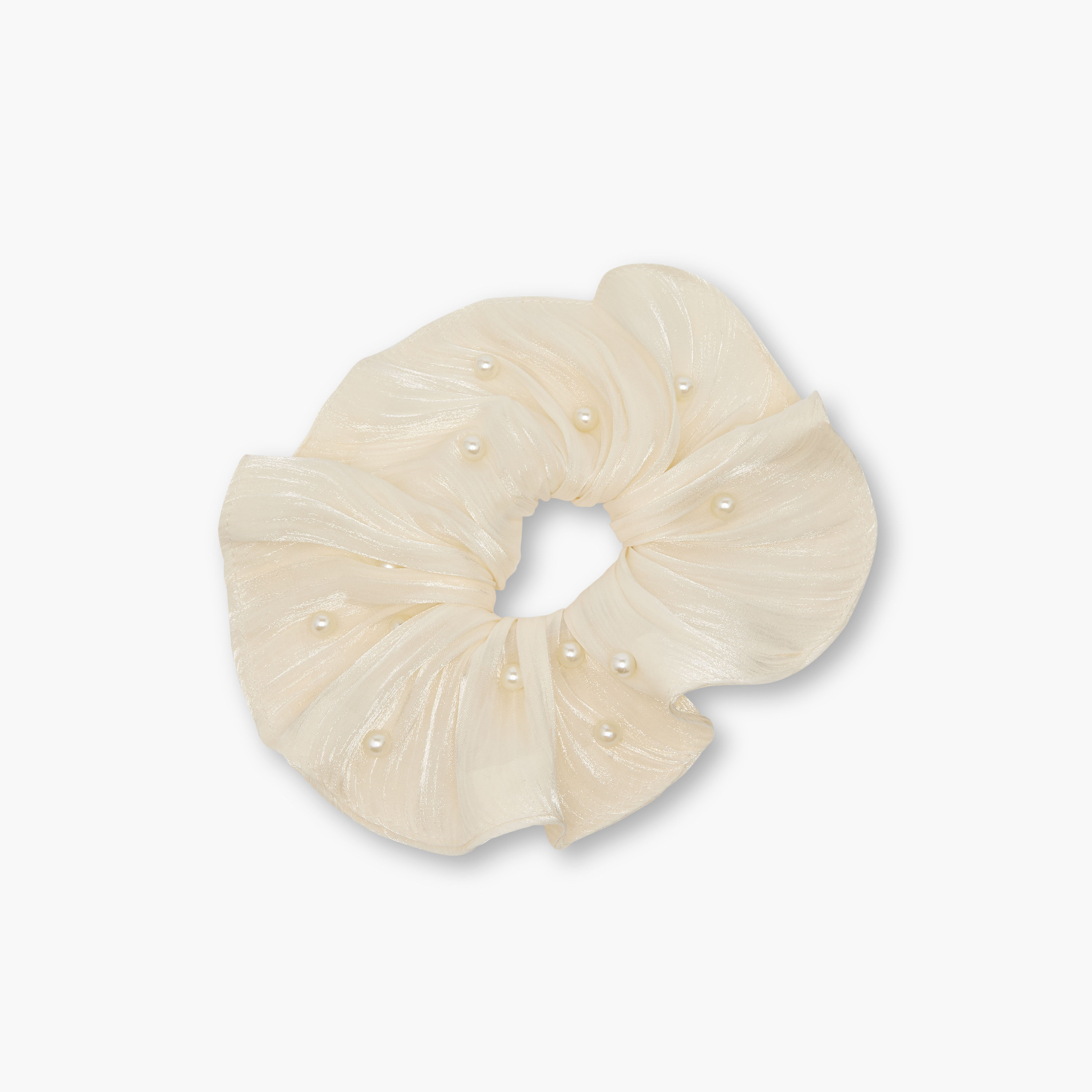 Pearl Embellished Hair Scrunchie-women-hairaccessories-scrunchies-image-2