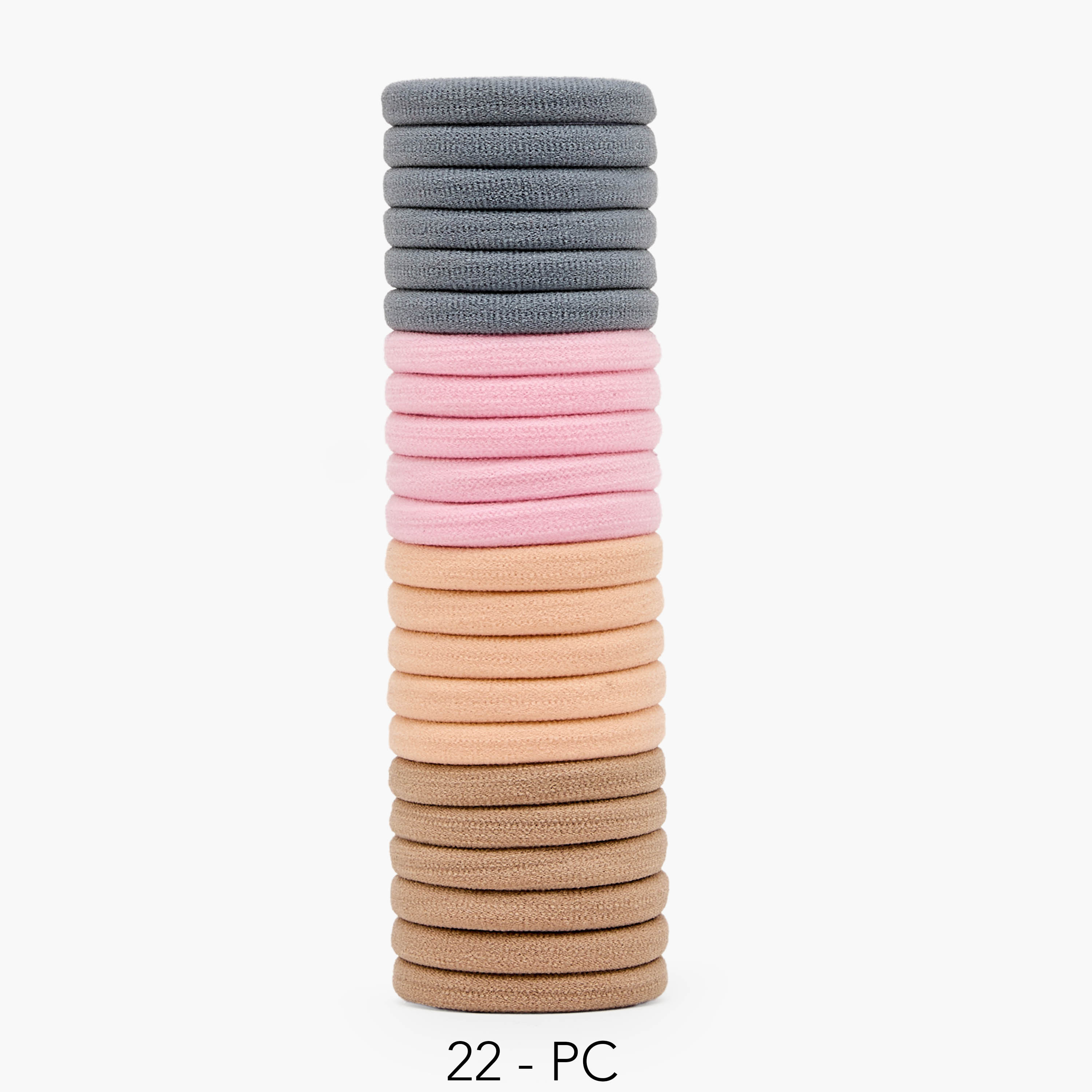 مجموعة ربطات شعر مطاطية 22 قطعة-women-hairaccessories-scrunchies-image-1
