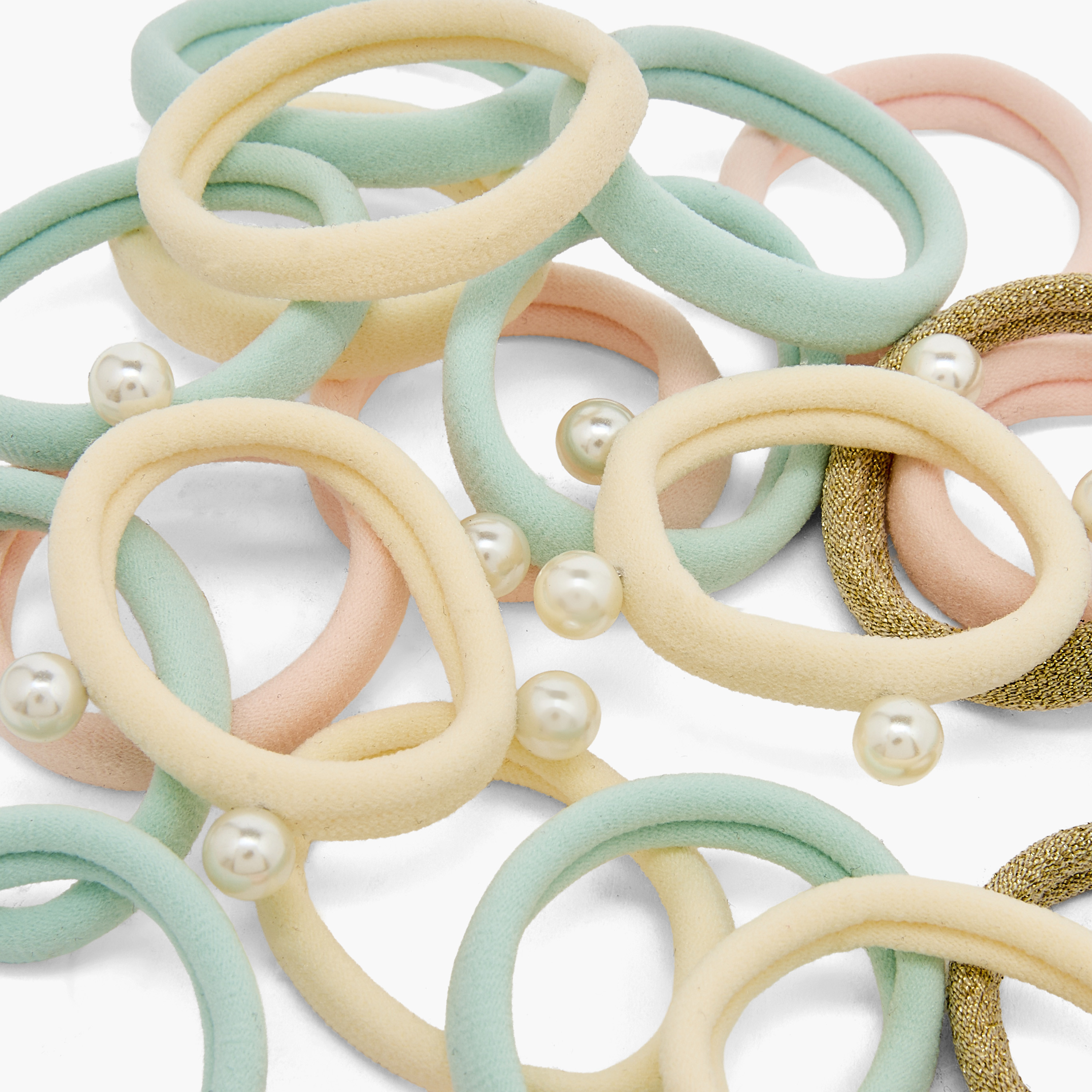 مجموعة ربطات شعر بارزة الملمس عدد 22-women-hairaccessories-bands-image-4