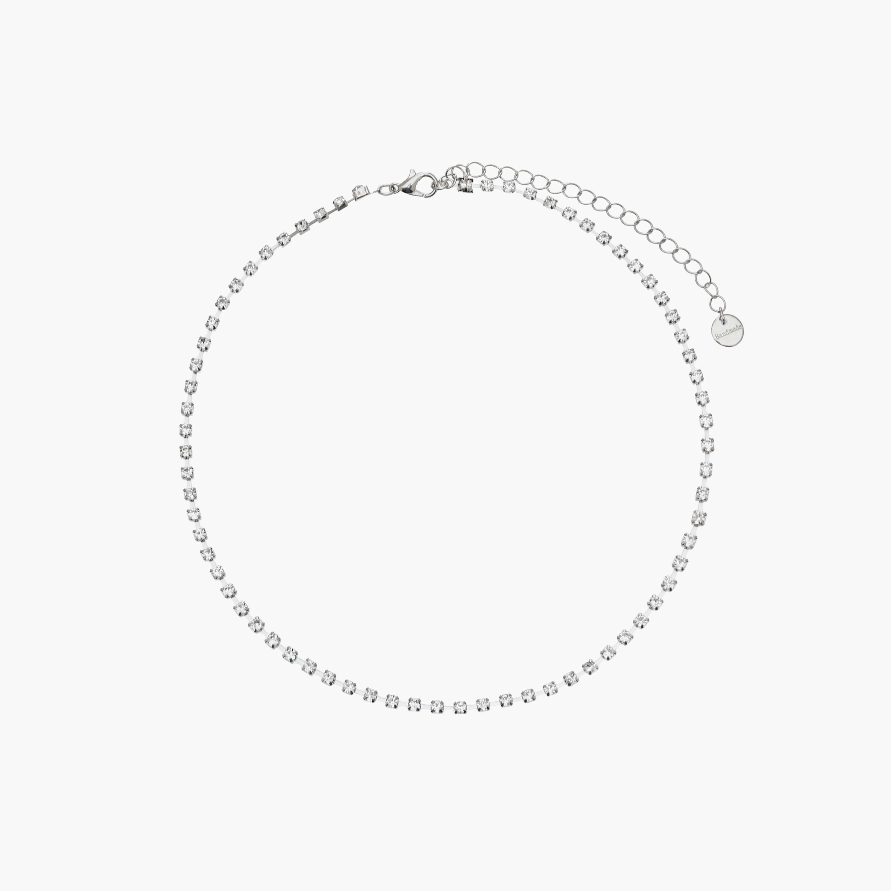 Set of 4 - Stone Embellished Silver Tone Necklace and Earrings-women-watchesandjewellery-jewellery-jewellerysets-image-4