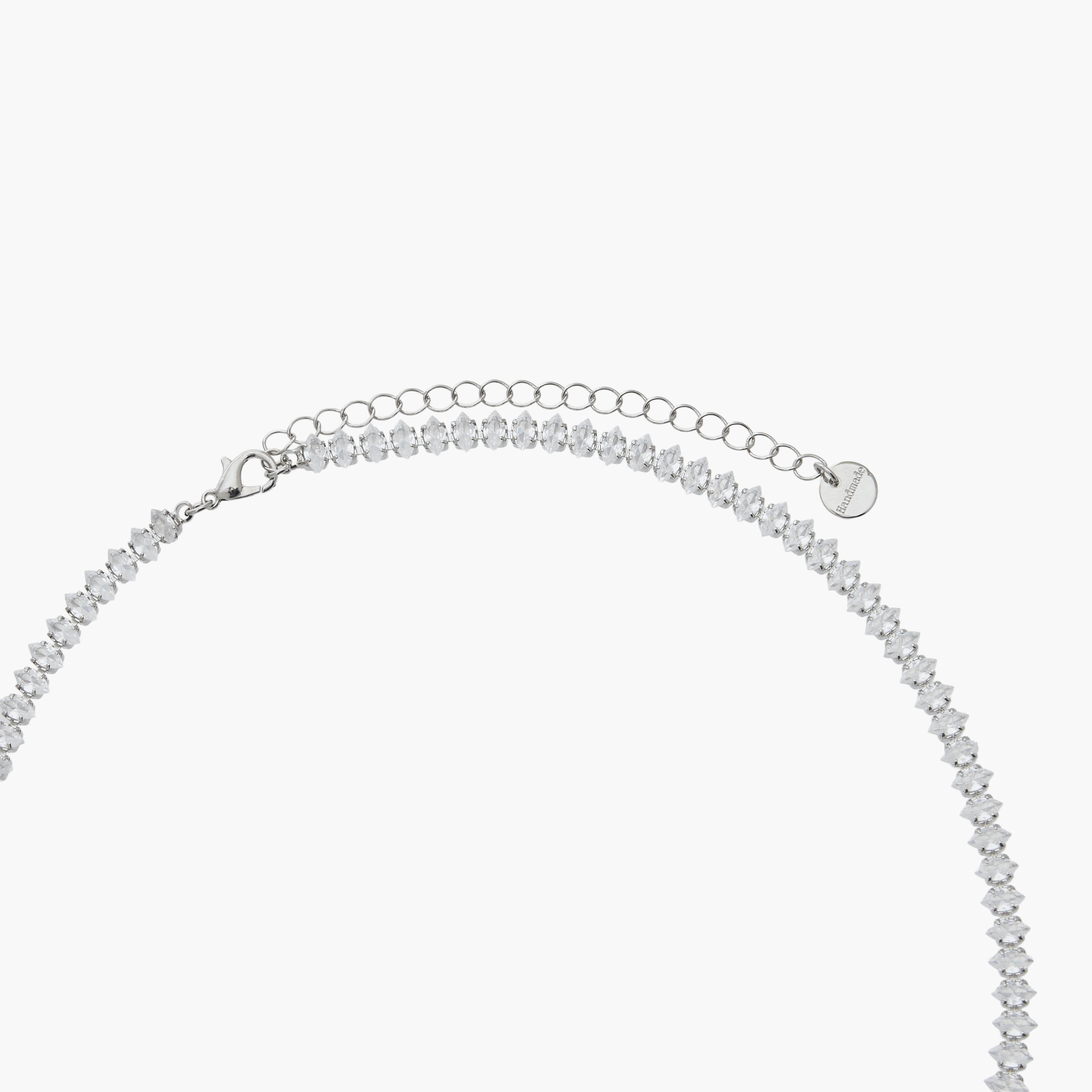 Set of 4 - Stone Embellished Silver Tone Necklace and Earrings-women-watchesandjewellery-jewellery-jewellerysets-image-6