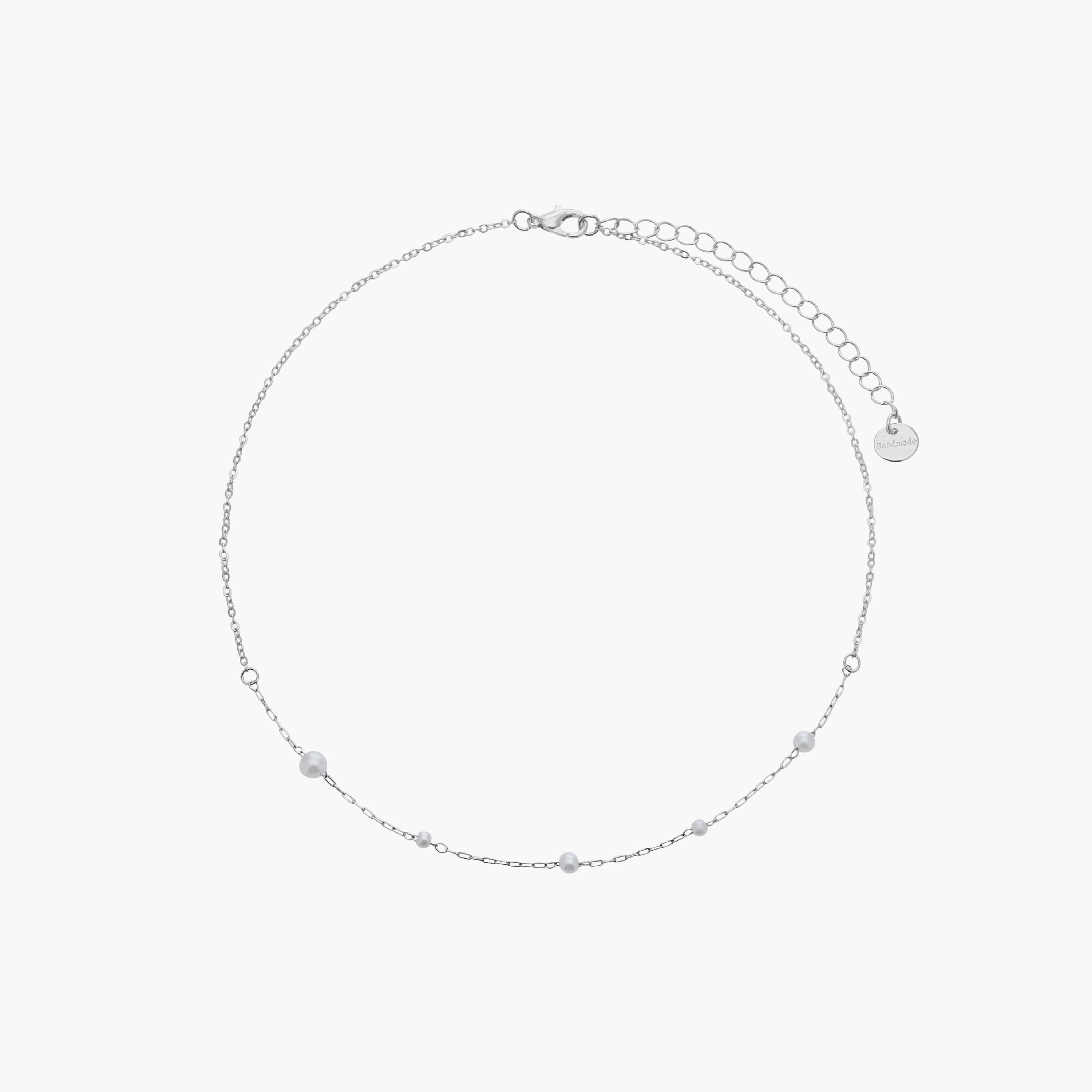 أعقاد فضية اللون بتفاصيل لؤلؤ - طقم من قطعتين-women-watchesandjewellery-jewellery-necklacesandpendants-image-3
