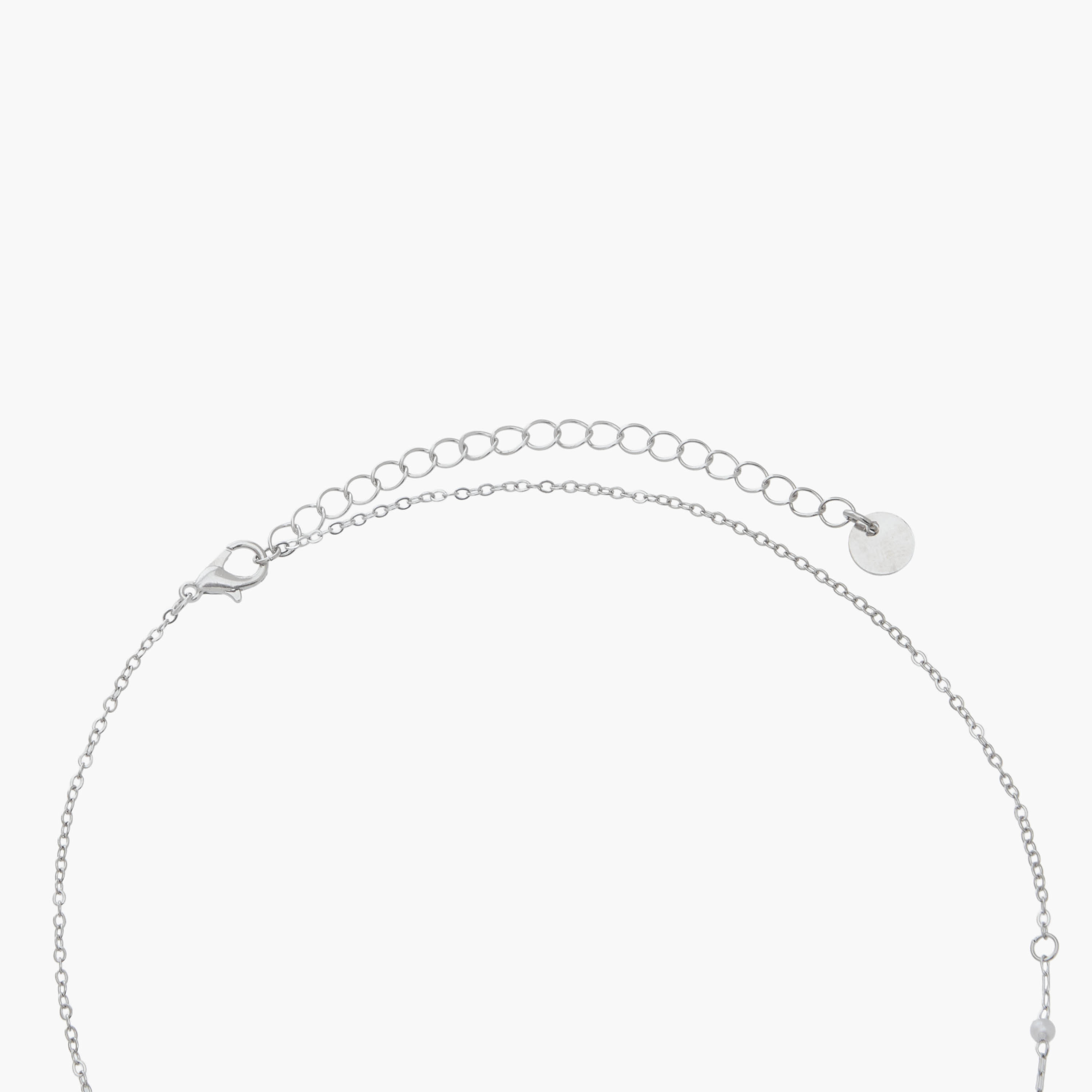 أعقاد فضية اللون بتفاصيل لؤلؤ - طقم من قطعتين-women-watchesandjewellery-jewellery-necklacesandpendants-image-4