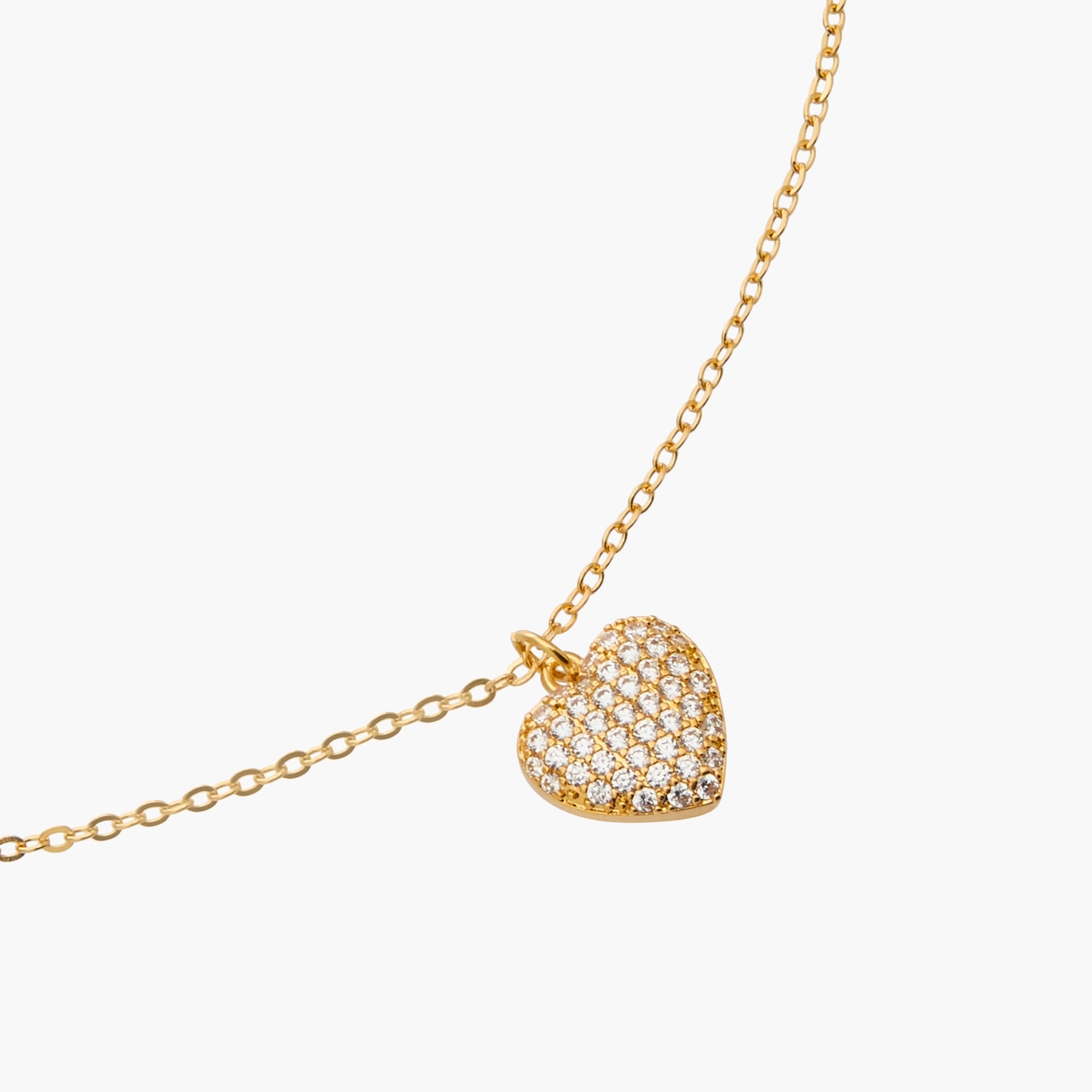 طقم عقد وحلقان بدلاية قلب مرصّعة بأحجار الزركون المكعب - قطعتان-women-watchesandjewellery-jewellery-jewellerysets-image-7