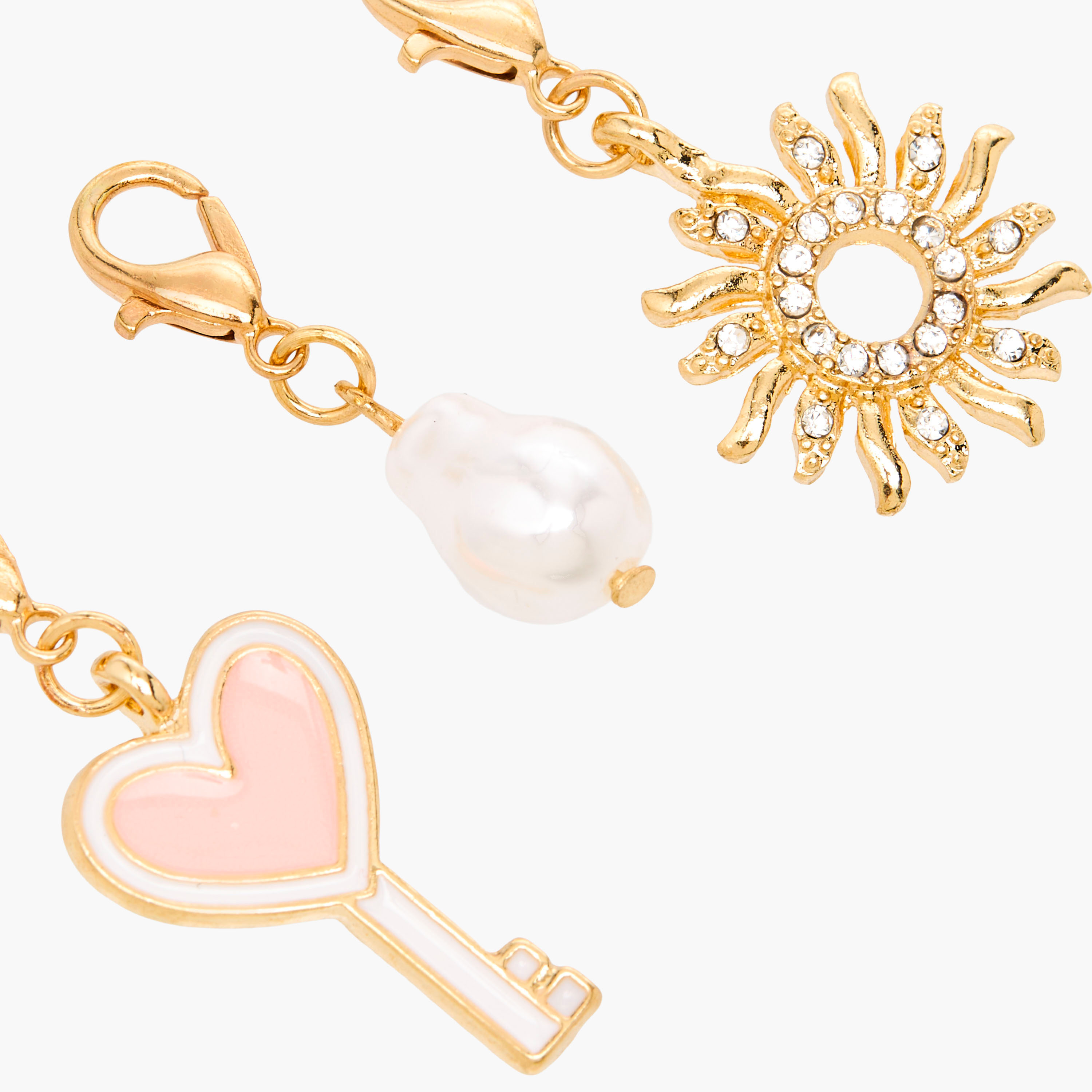 Set of 3 - Gold Tone Charm with Lobster Clasp-women-watchesandjewellery-jewellery-necklacesandpendants-image-5