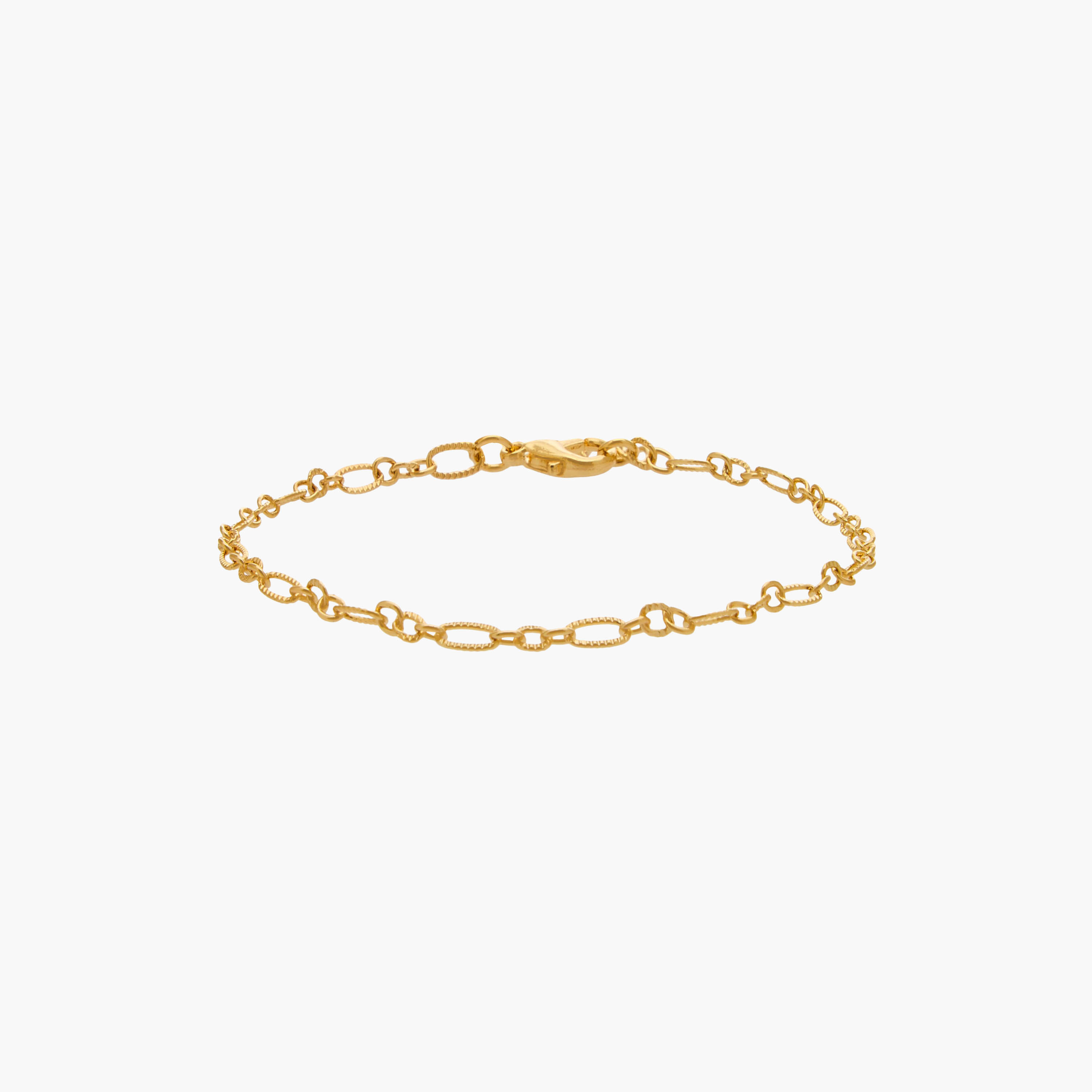Gold Tone Linked Chain Bracelet-women-watchesandjewellery-jewellery-banglesandbracelets-image-1