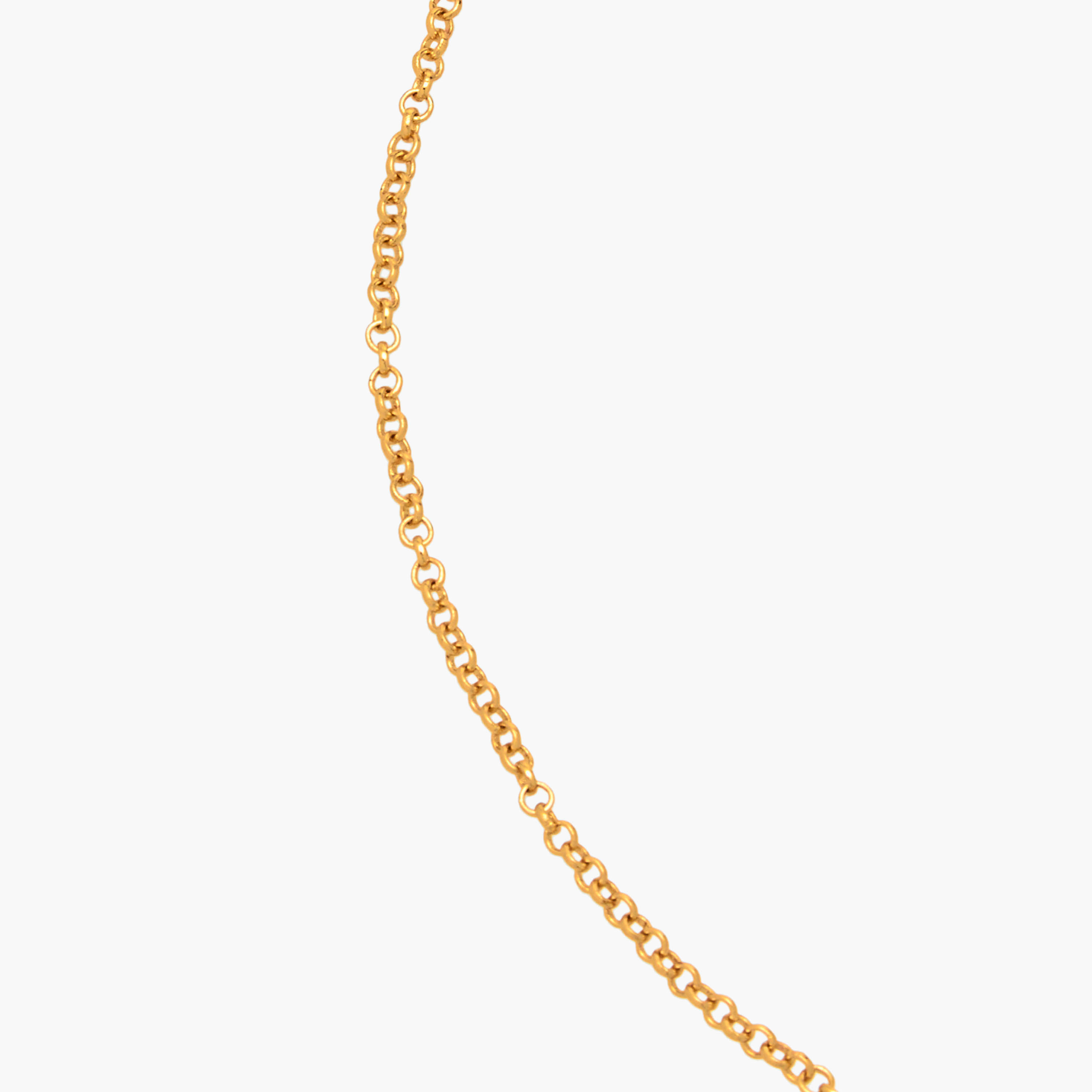 عقد بلون ذهبي بدلاية بشكل ورقة برسيم-women-watchesandjewellery-jewellery-necklacesandpendants-image-2