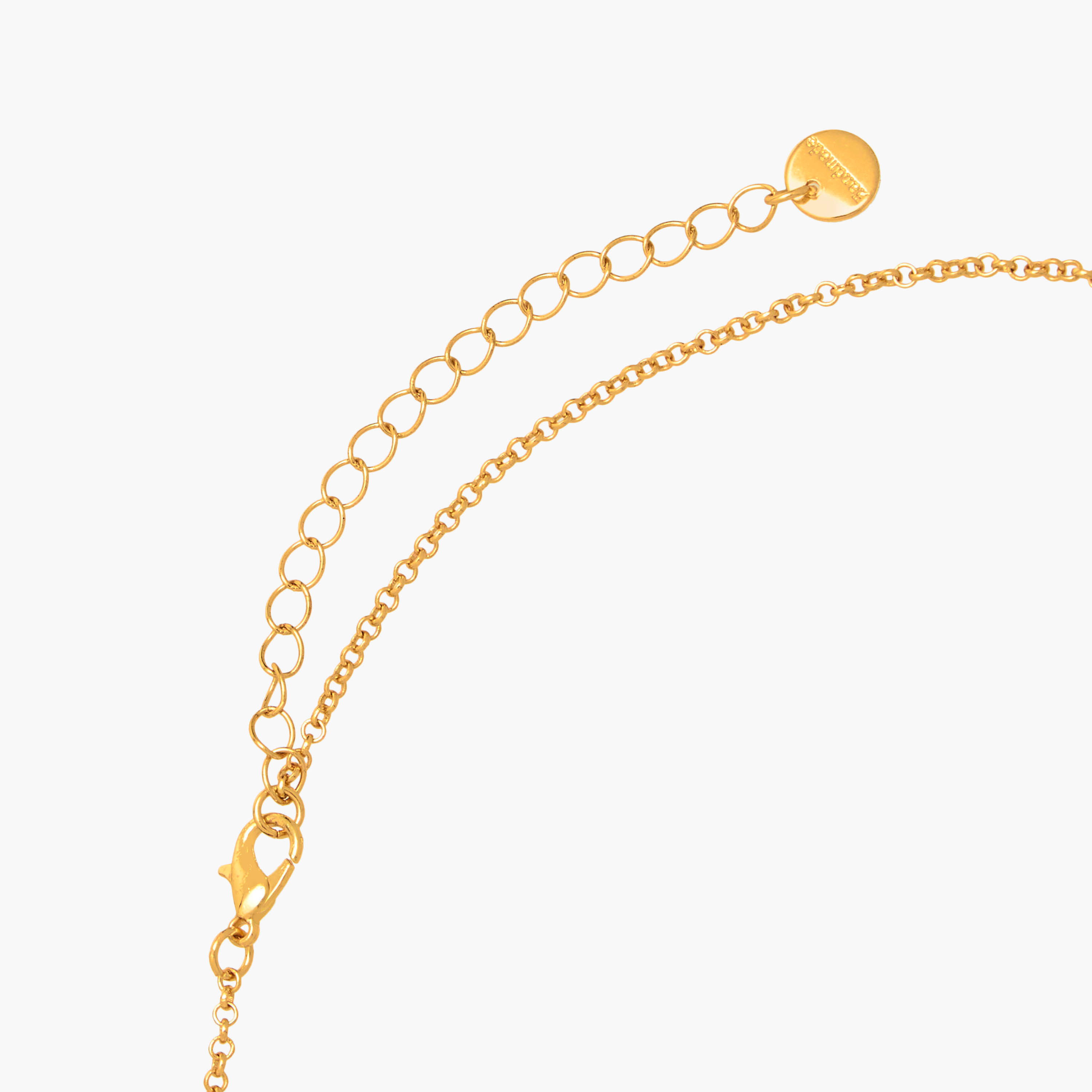 عقد بلون ذهبي بدلاية بشكل ورقة برسيم-women-watchesandjewellery-jewellery-necklacesandpendants-image-4
