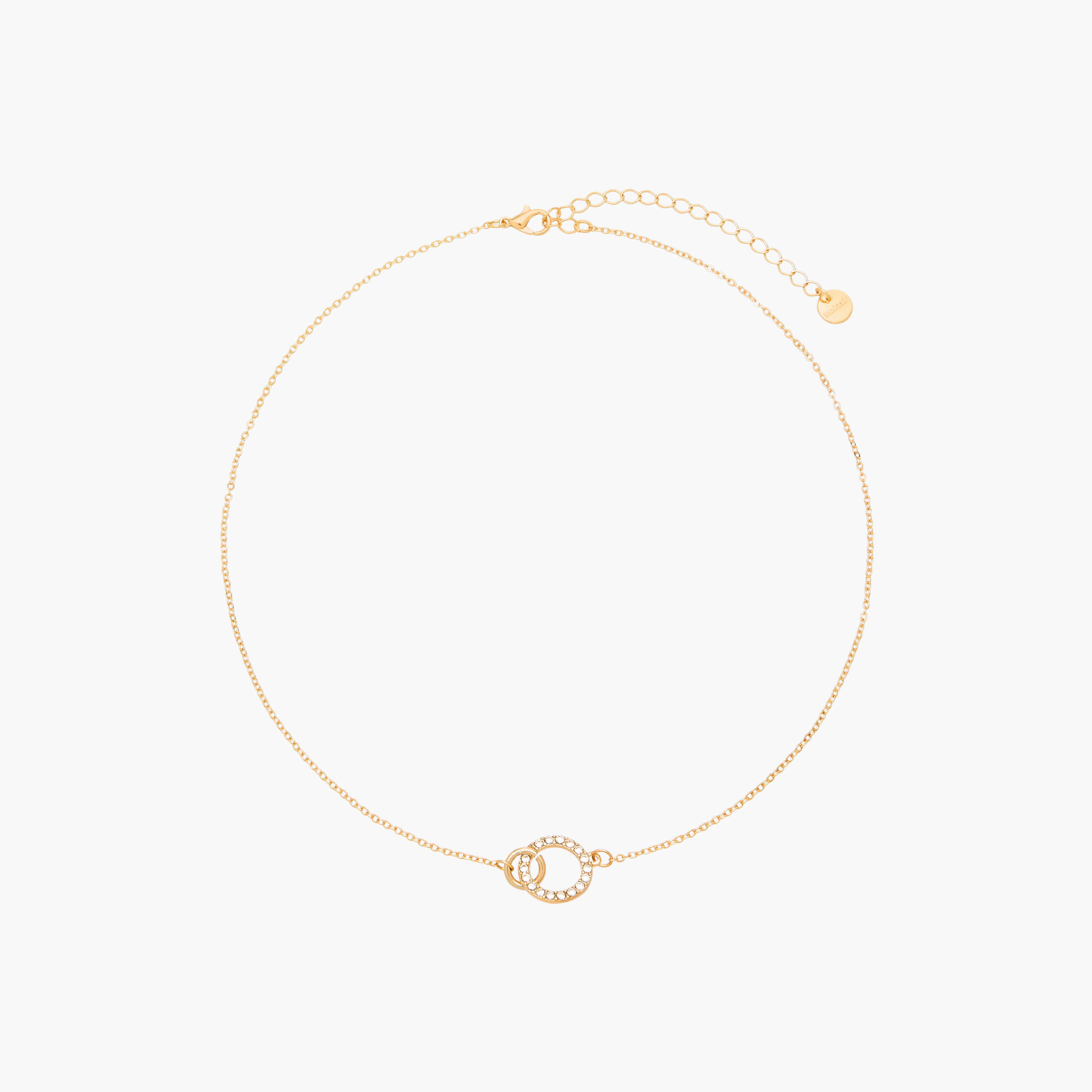 Gold Tone Necklace with Embellished Pendant-women-watchesandjewellery-jewellery-necklacesandpendants-image-1