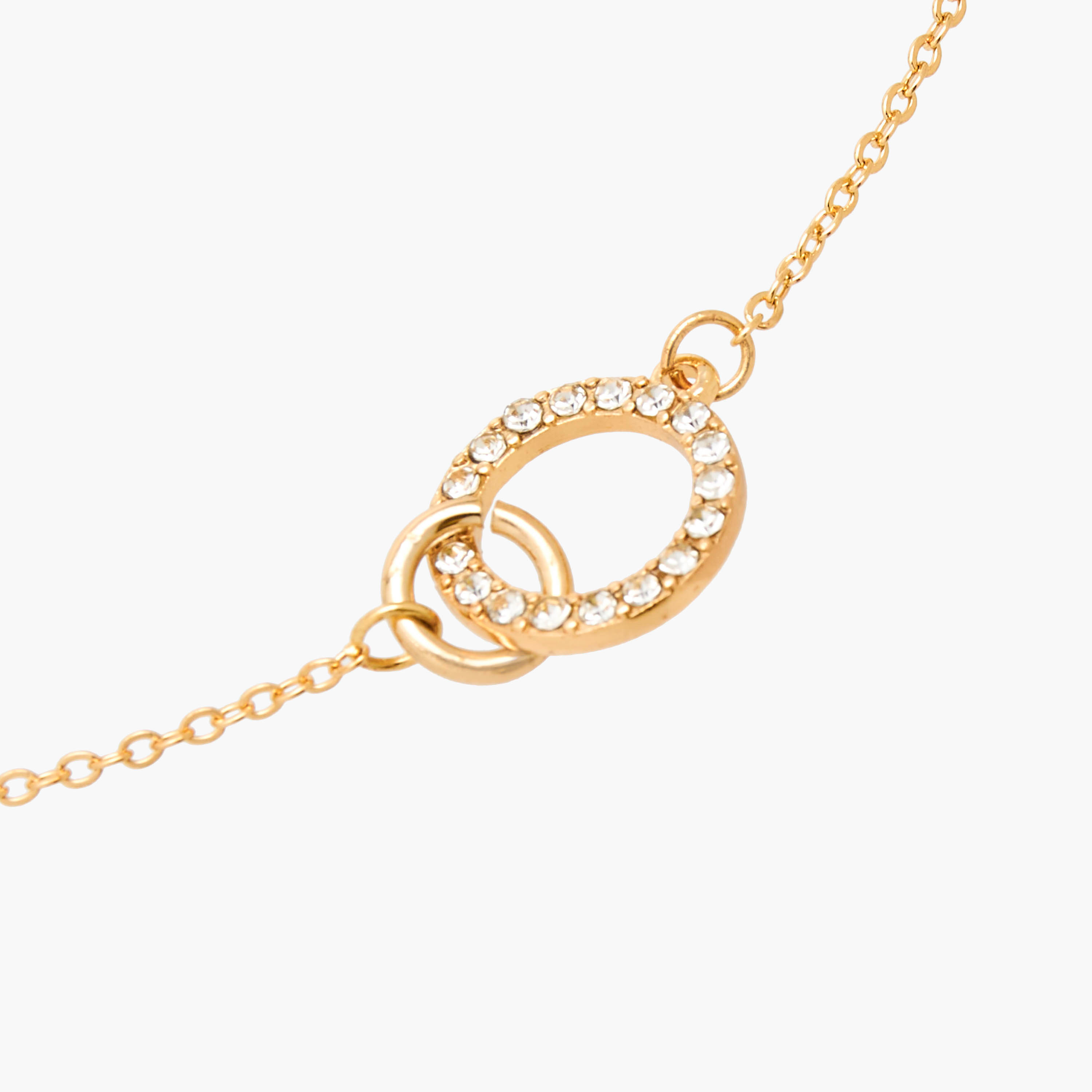 Gold Tone Necklace with Embellished Pendant-women-watchesandjewellery-jewellery-necklacesandpendants-image-2