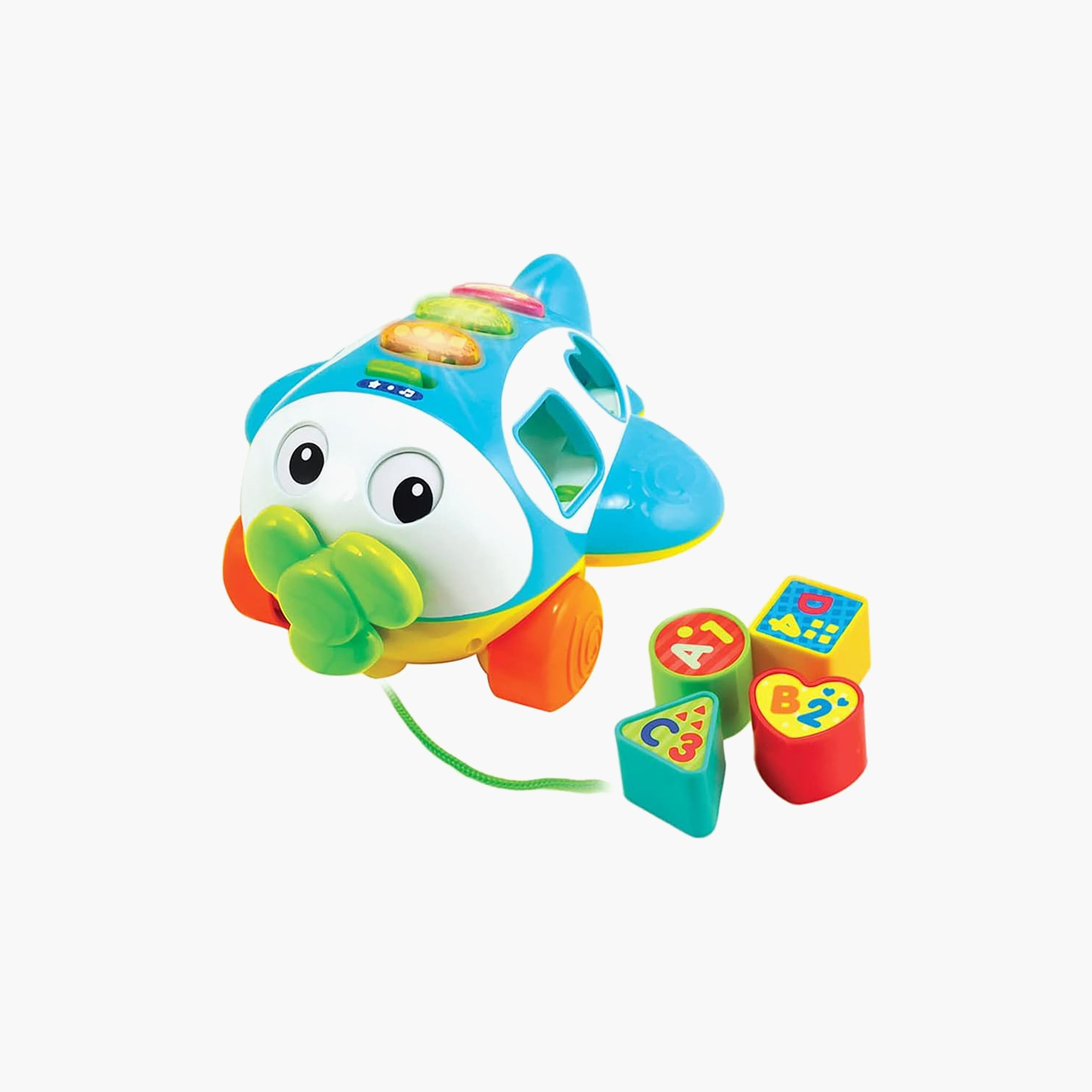 Winfun Sort N Learn Pull Along Plane-toys-babyandtoddlertoys-learningtoys-image-1