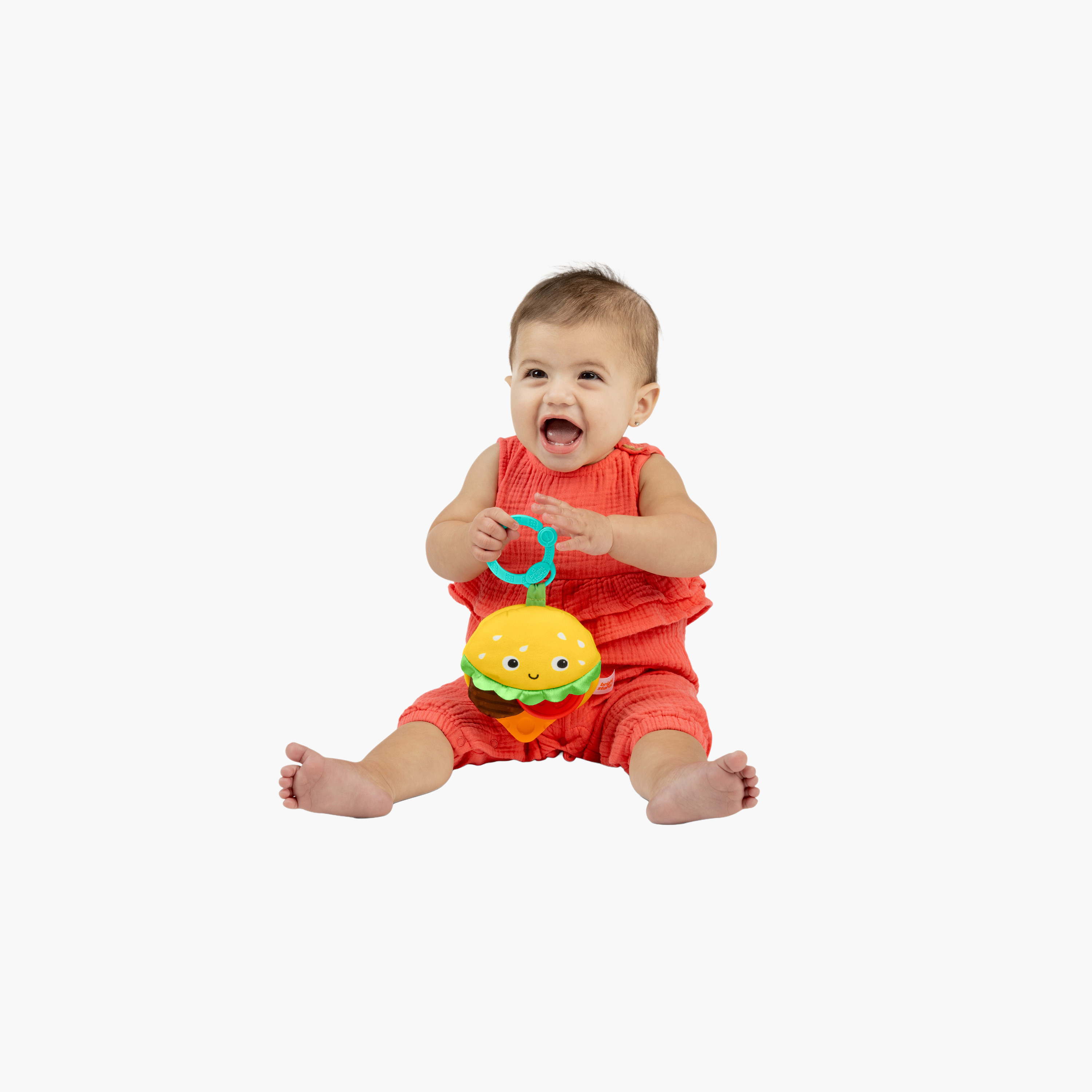 لعبة عضاضة على شكل برجر بالجبنة من برايت ستارتس-baby-bathandcare-oralcare-teethanddentalcare-image-9