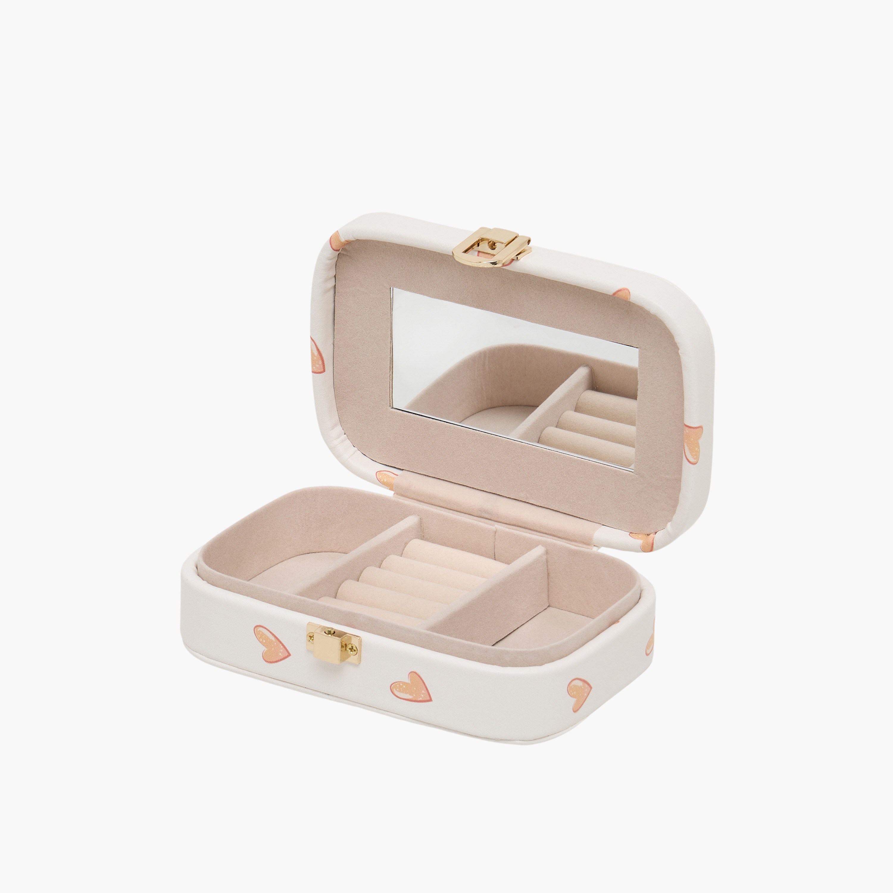 Findz 2-Compartment Jewellery Organiser with Clasp Closure - 15x10x5 cms-women-watchesandjewellery-jewellery-storage-image-6