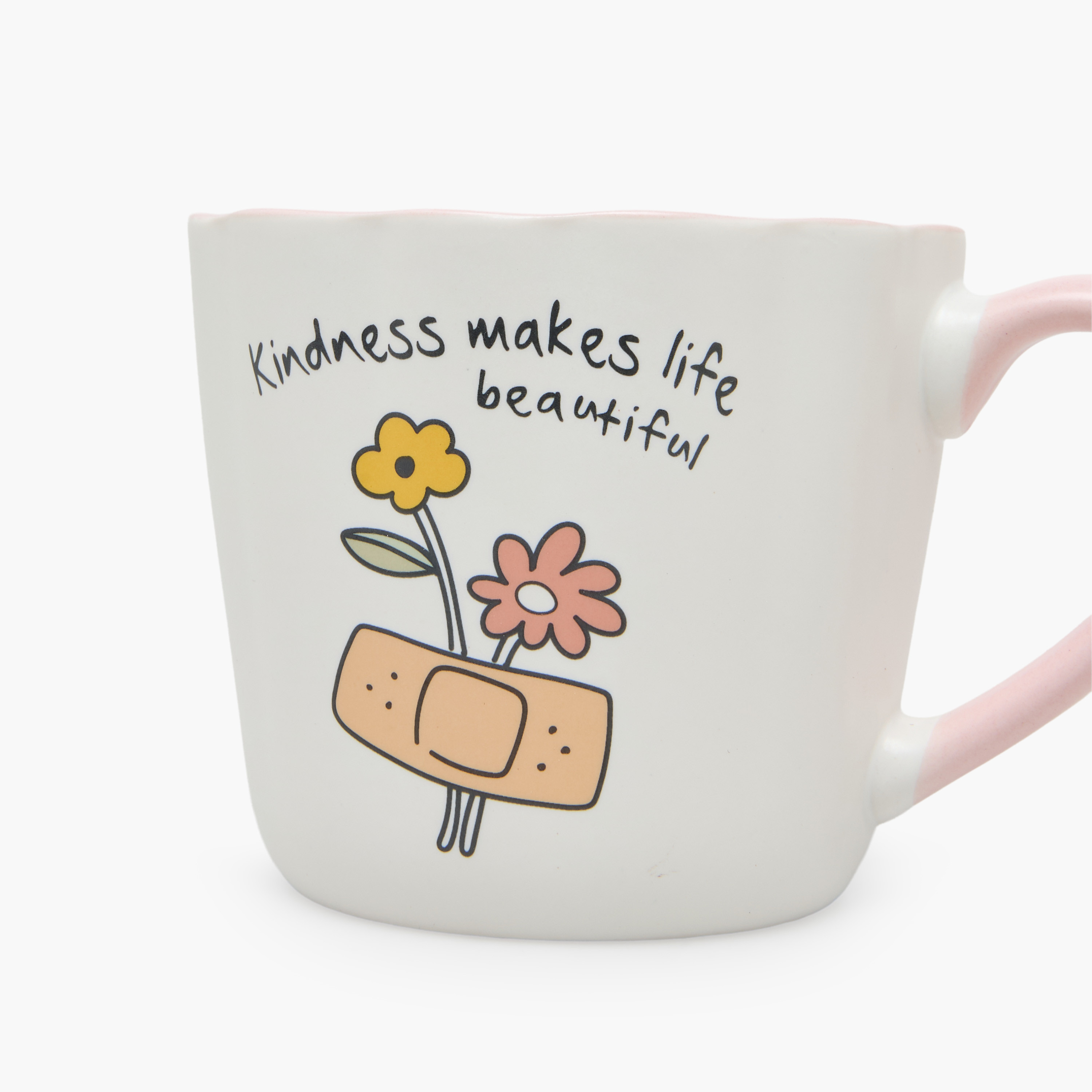 Slogan Print Bone China Mug - 370 ml-household-dining-teaandcoffee-mugsandcups-image-2