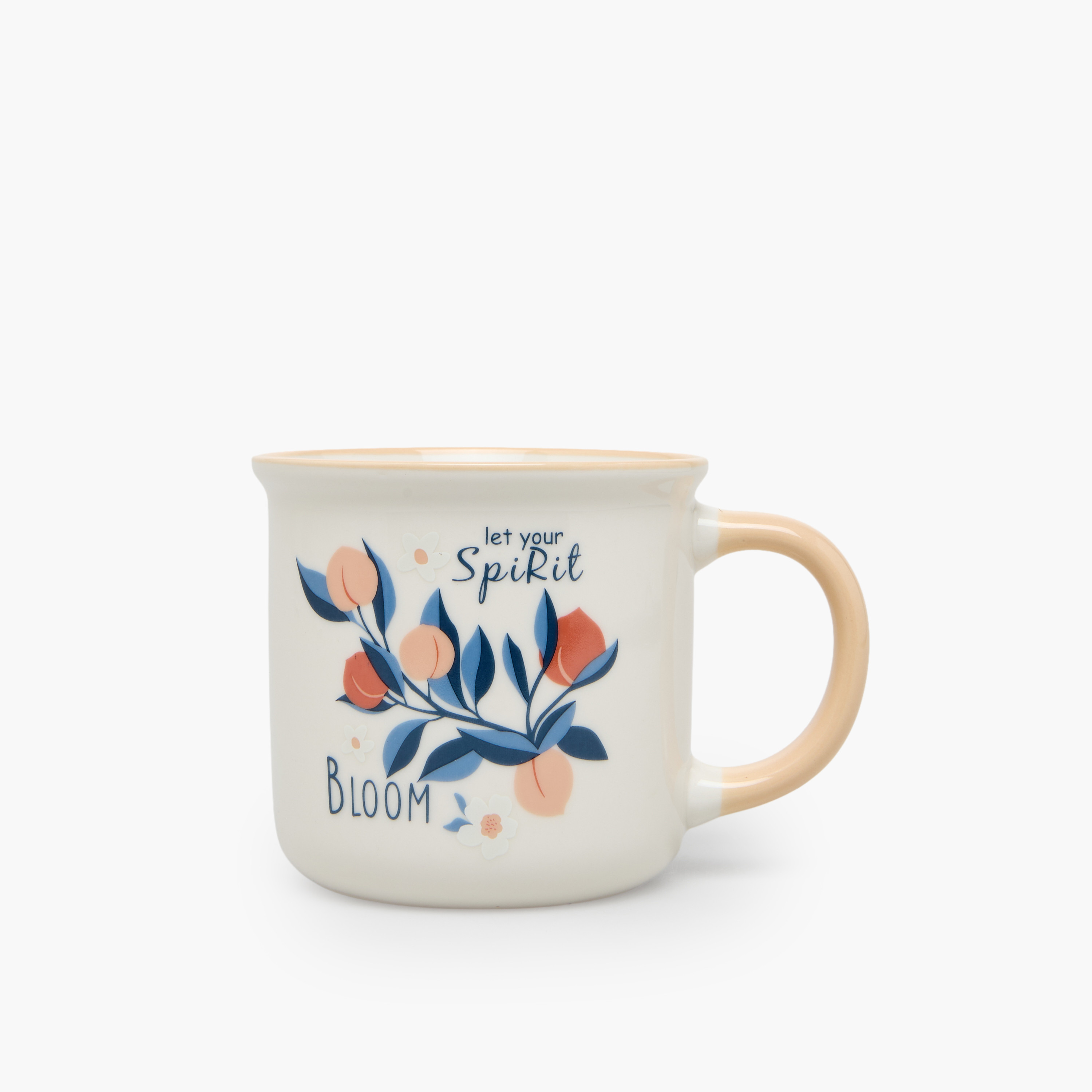 مج من الخزف الصيني بمقبض وطبعات زهرية - 355 مل-household-dining-teaandcoffee-mugsandcups-image-2