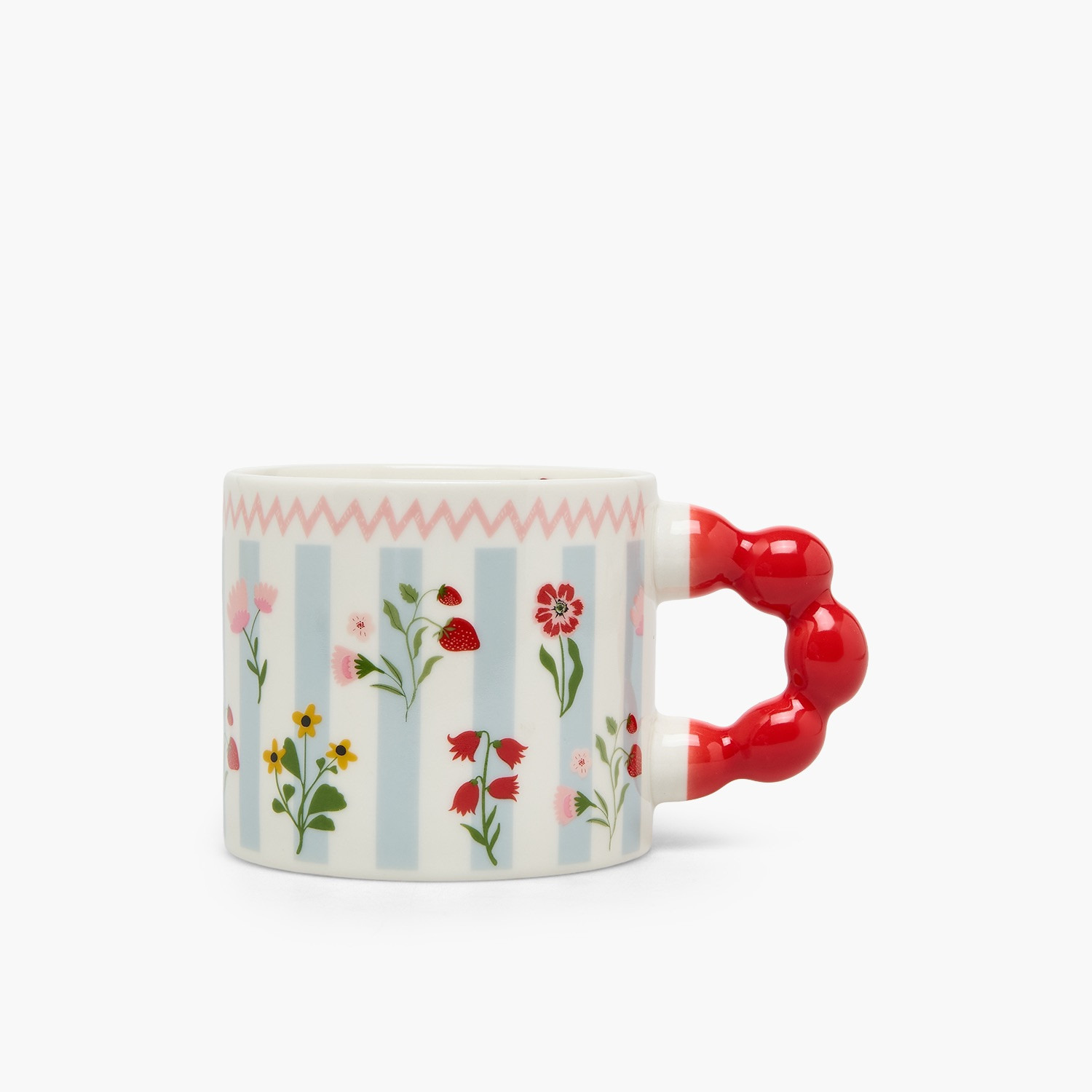 Floral Print New Bone China Mug with Handle - 355 ml-household-dining-teaandcoffee-mugsandcups-image-3