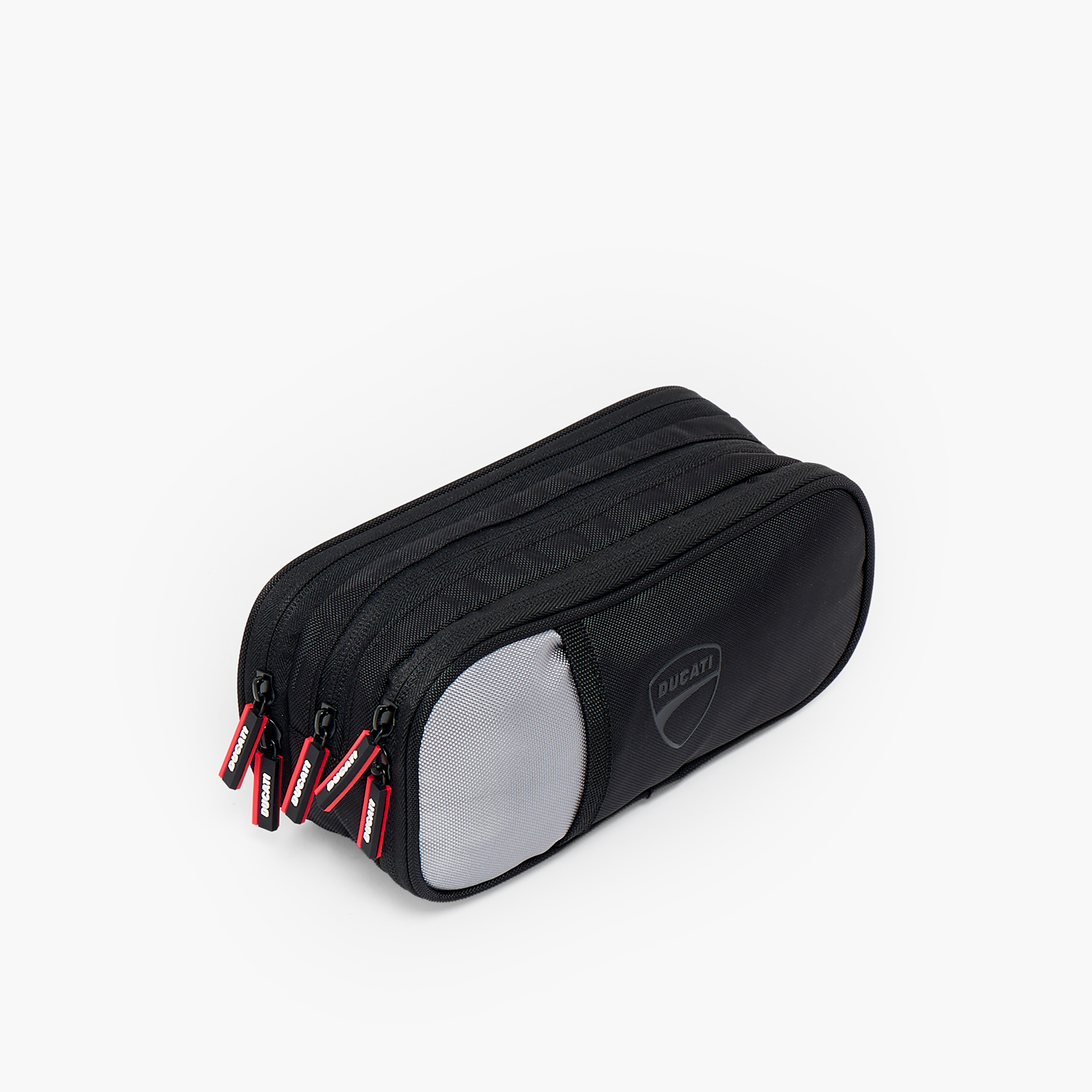 Ducati Colourblock Pencil Pouch with 3 Compartments-school-stationery-pencilcases-image-2