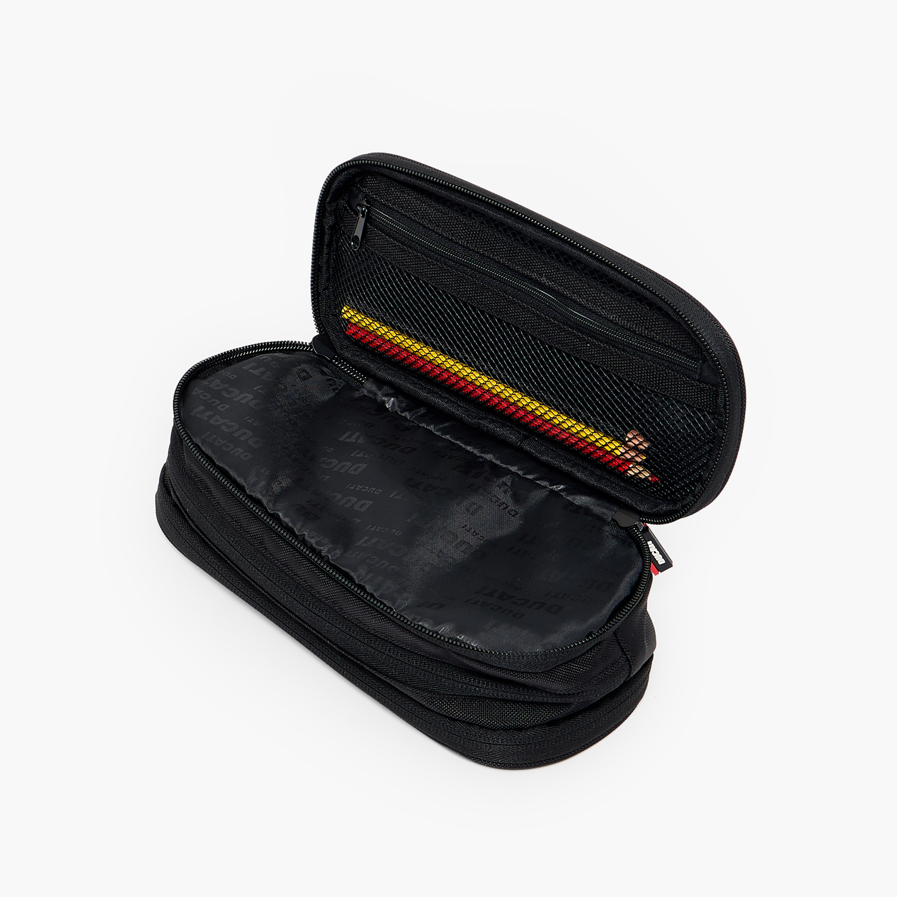 Ducati Colourblock Pencil Pouch with 3 Compartments-school-stationery-pencilcases-image-8