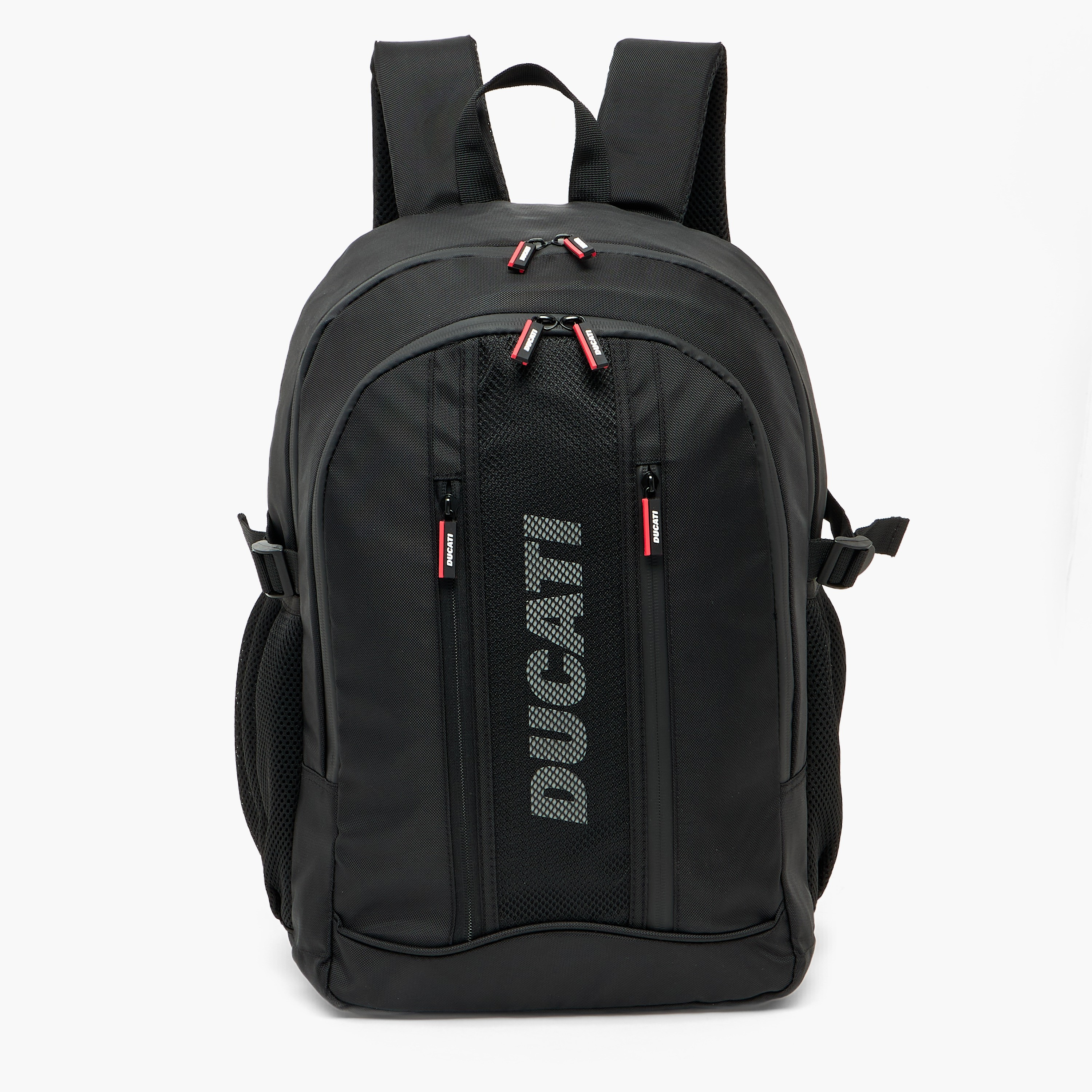 Ducati Logo Print Backpack for Boys 8-13 Years with Padded Shoulder Straps - 18 inches-school-bagsandbackpacks-backpacks-image-1