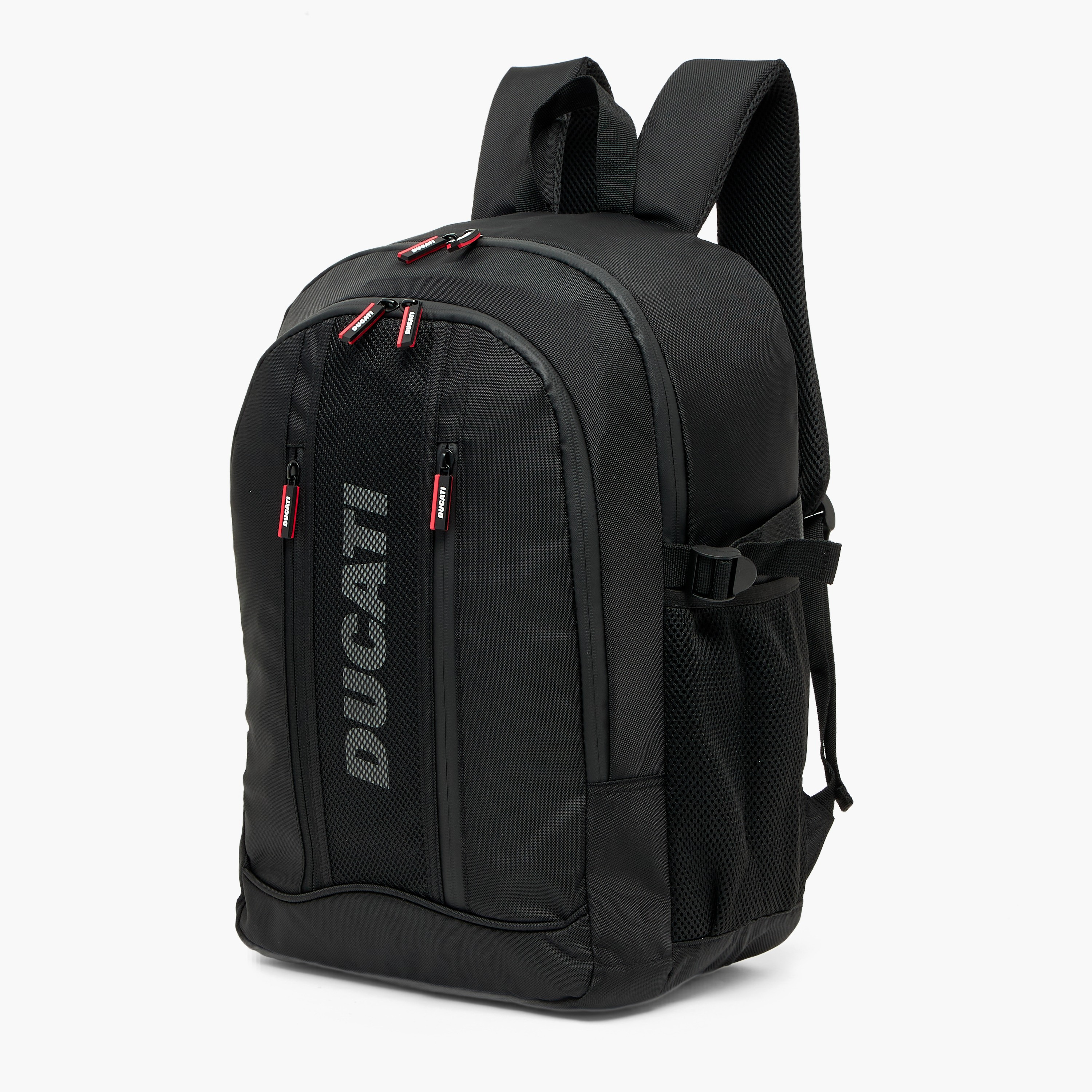Ducati Logo Print Backpack for Boys 8-13 Years with Padded Shoulder Straps - 18 inches-school-bagsandbackpacks-backpacks-image-5