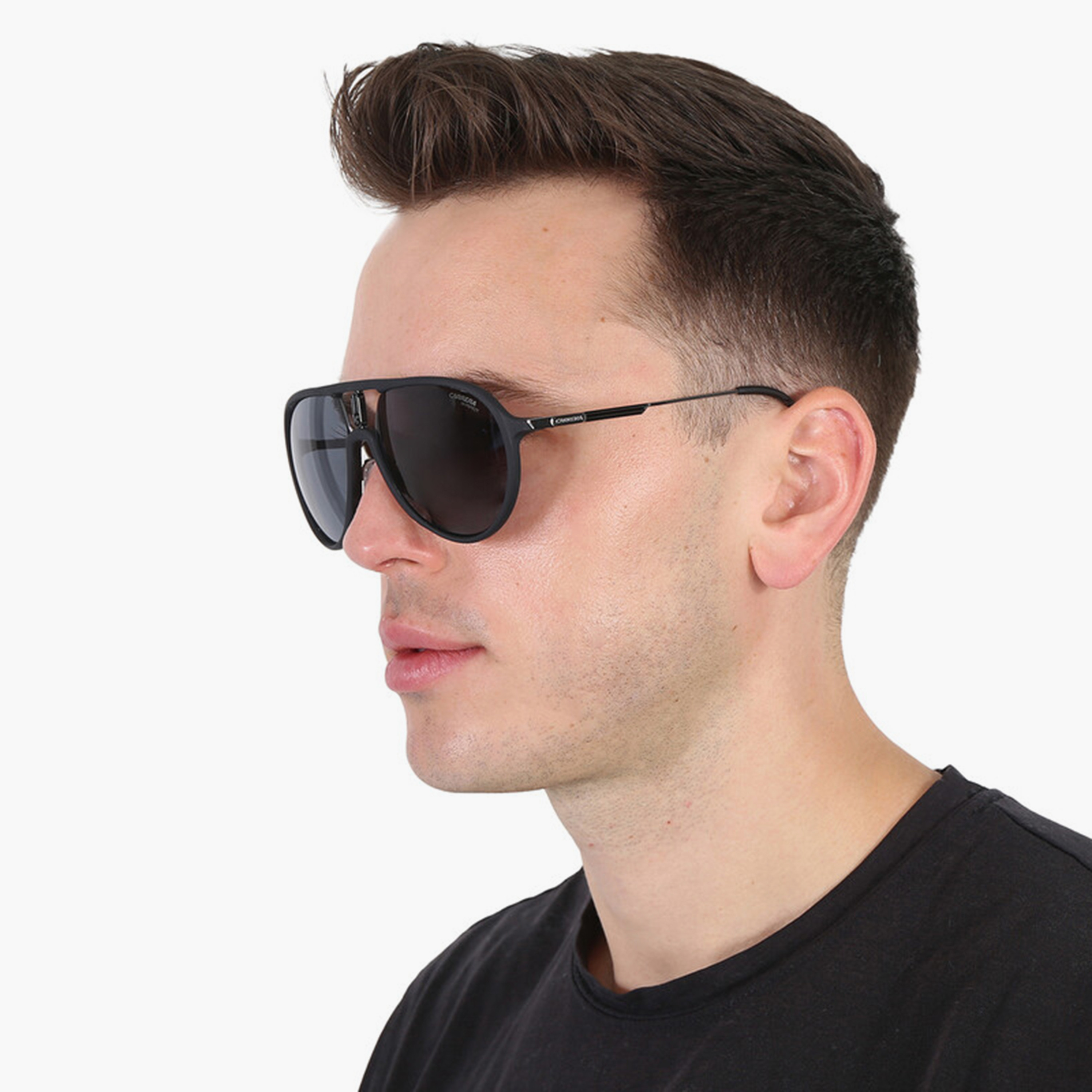 Carrera Unisex Aviator Grey Sunglasses | CARRERA 1026/S  003-men-sunglasses-image-4