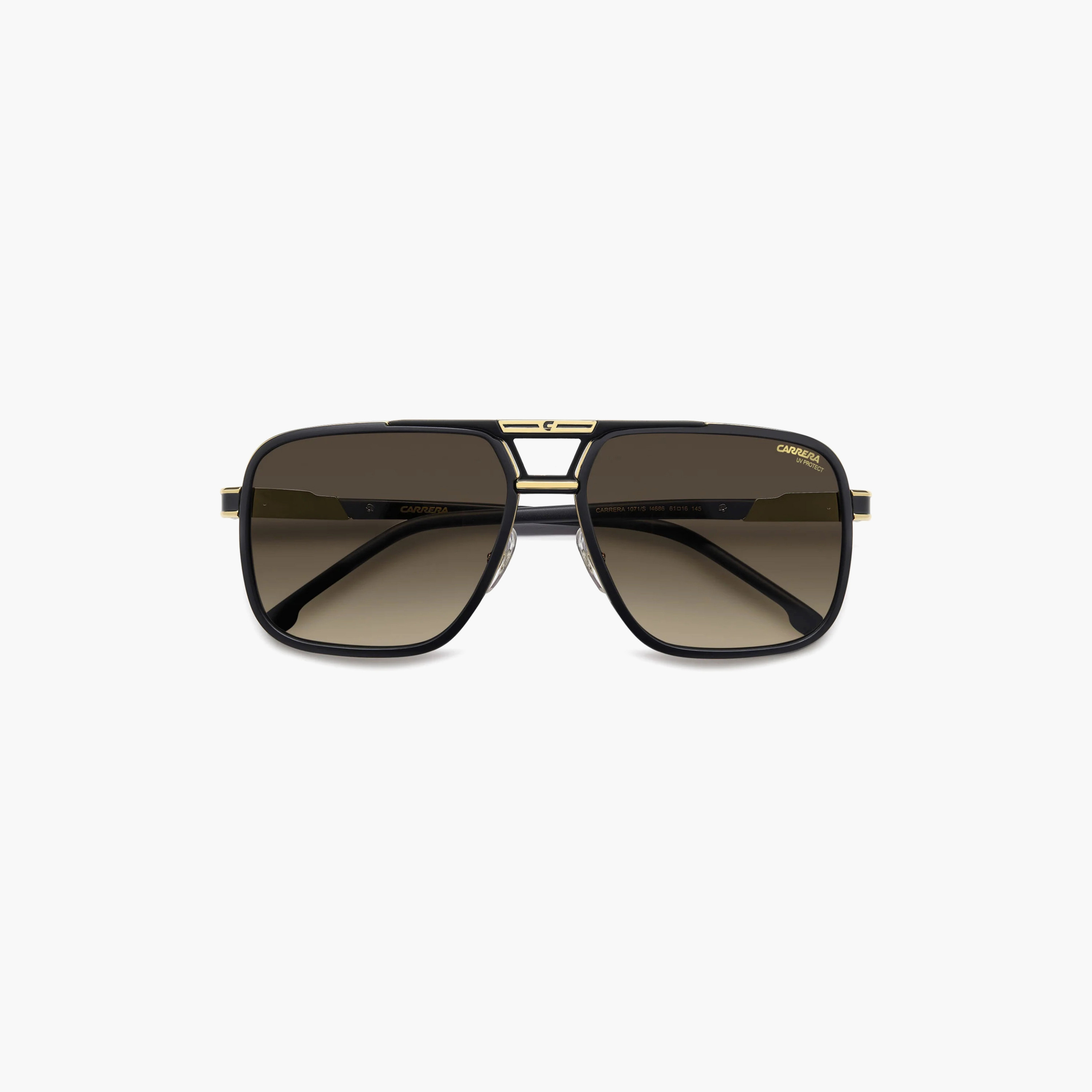 نظارات شمسية رجالية من كاريرا، بتصميم وايفارير ومربع، باللون البني | كاريرا 1071/S I46-men-sunglasses-image-4
