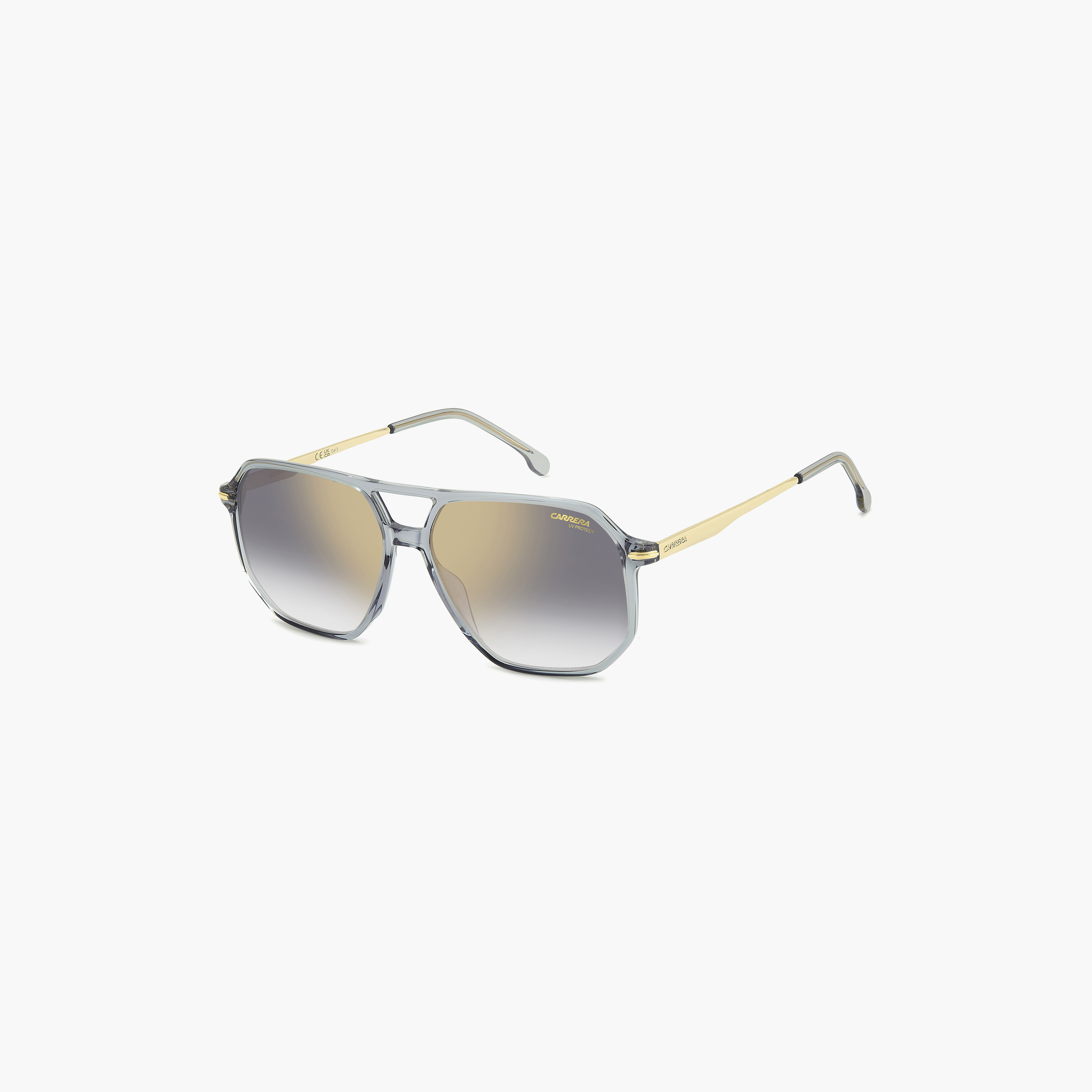نظارات شمسية رجالية من كاريرا بتصميم طيار رمادي | CARRERA 324/S KB7-men-sunglasses-image-1