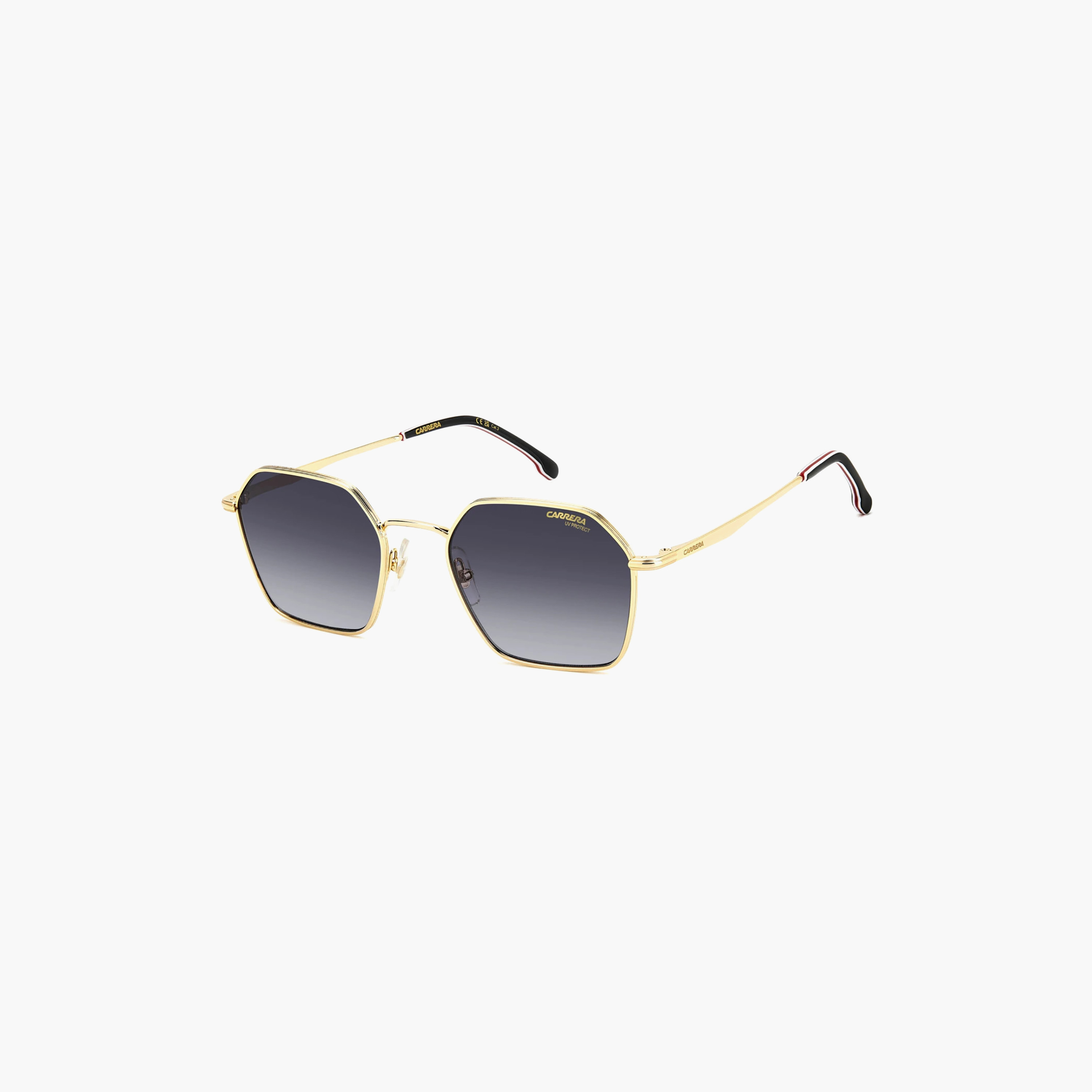 نظارات شمسية رجالية من كاريرا، بتصميم وايفارير ومربع، باللون الرمادي | CARRERA 334/S J5G-men-sunglasses-image-1