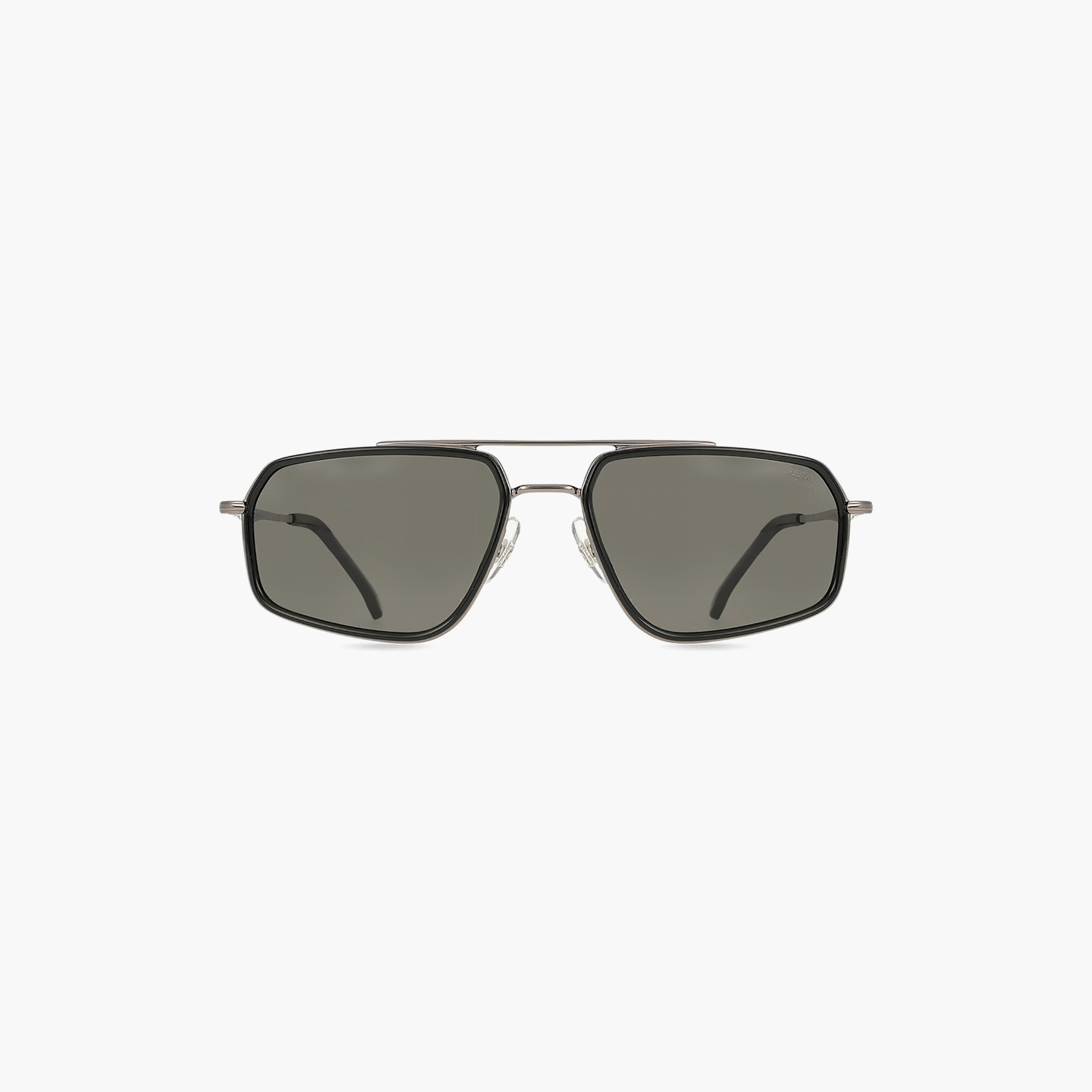 نظارات شمسية رجالية من كاريرا، بتصميم وايفارير ومربع، باللون الرمادي | كاريرا 338/S-men-sunglasses-image-2