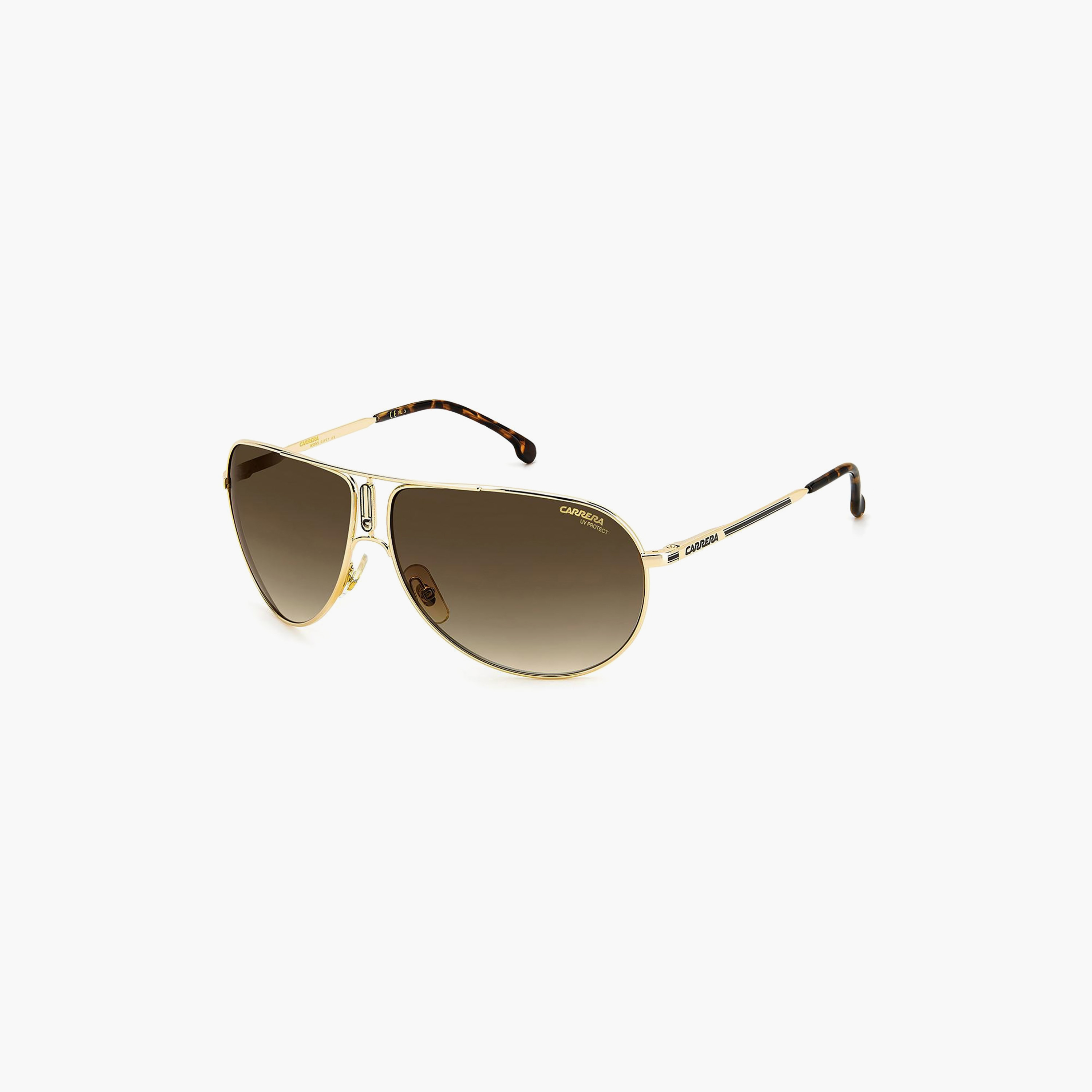 نظارات شمسية كاريرا للجنسين بتصميم طيار بني | GIPSY65 J5G-men-sunglasses-image-1