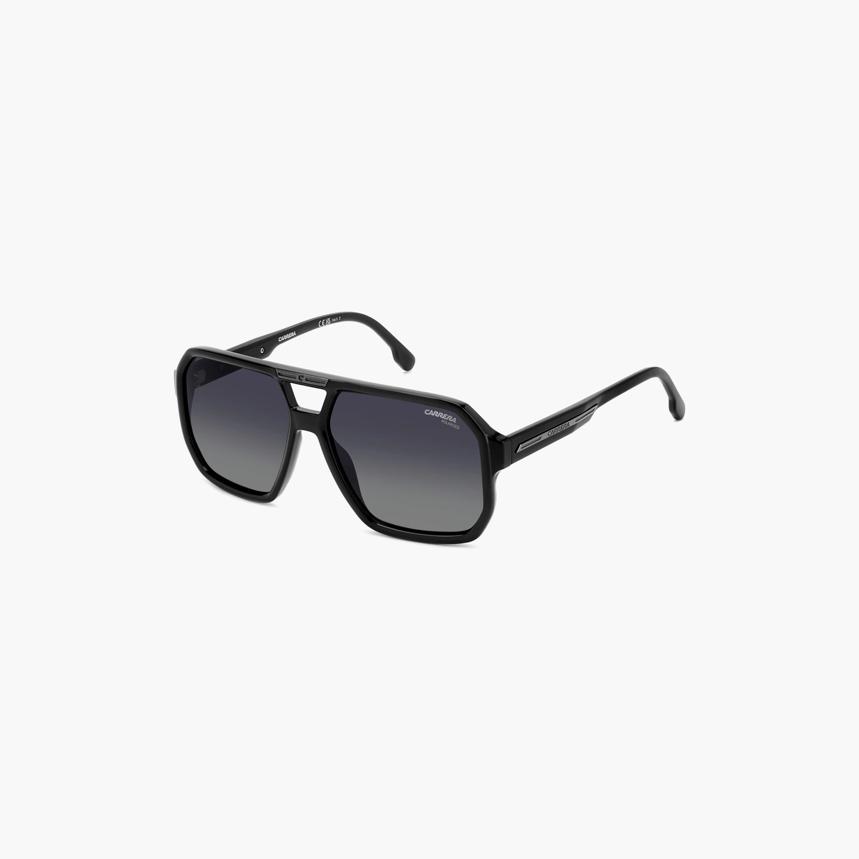 نظارات شمسية رجالية من كاريرا، طراز وايفارير ومربع، رمادية اللون | VICTORY C 01/S 807-men-sunglasses-image-1