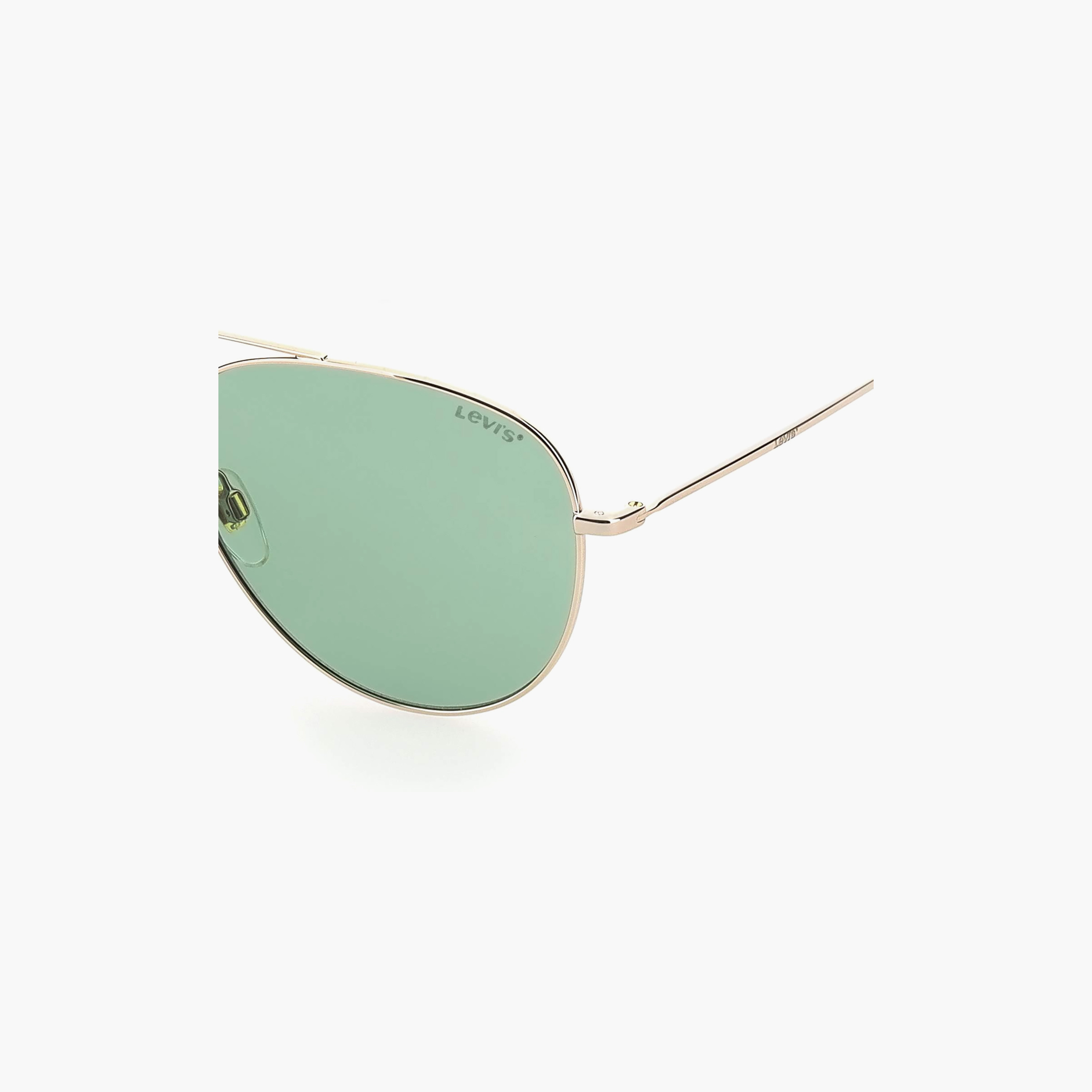 Levi's Unisex Aviator Green Sunglasses | LV 1006/S PEF QT-men-sunglasses-image-4