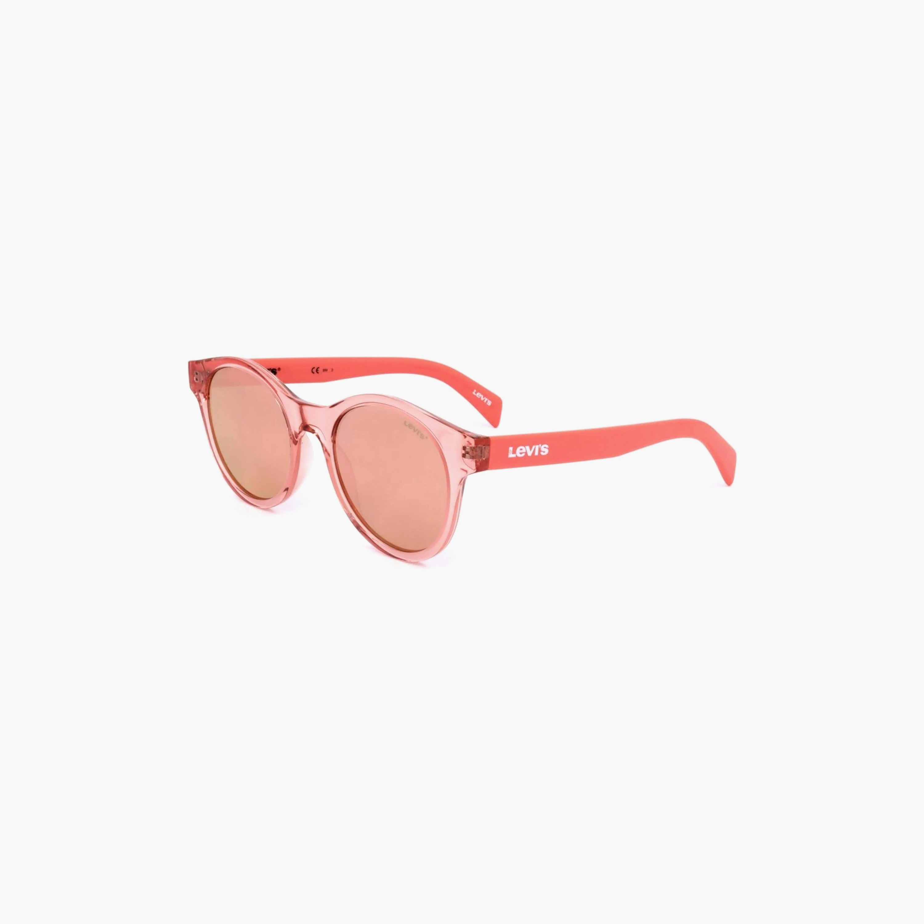 نظارات شمسية نسائية من ليفايز، دائرية وبيضاوية، وردية اللون | LV 1000/S 35J-women-sunglasses-image-1