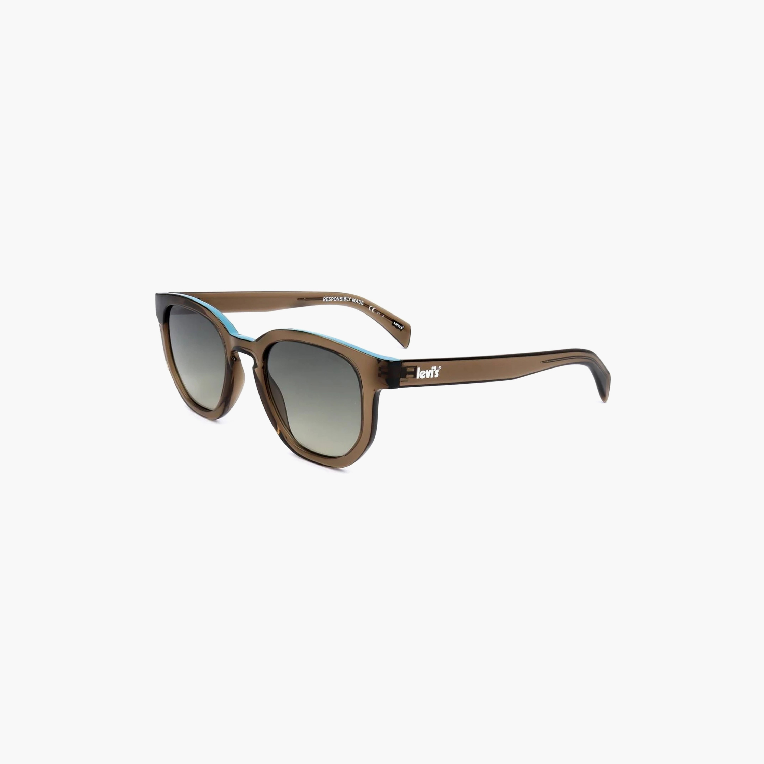 نظارات شمسية رمادية دائرية وبيضاوية للجنسين من ليفي | LV 1022/S 09Q-men-sunglasses-image-1