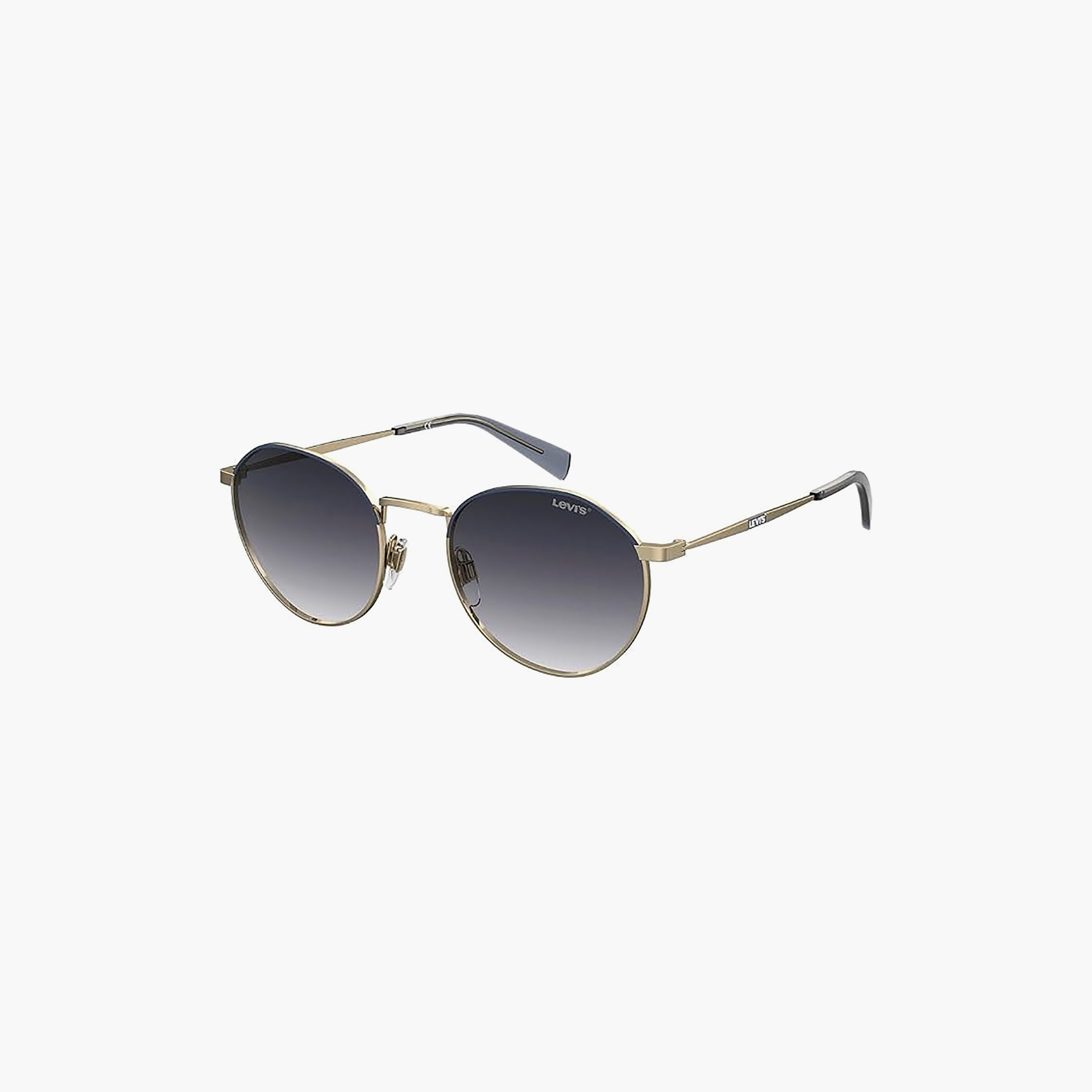 نظارات شمسية رمادية دائرية وبيضاوية للجنسين من ليفي | LV 1028/S KY2-men-sunglasses-image-1