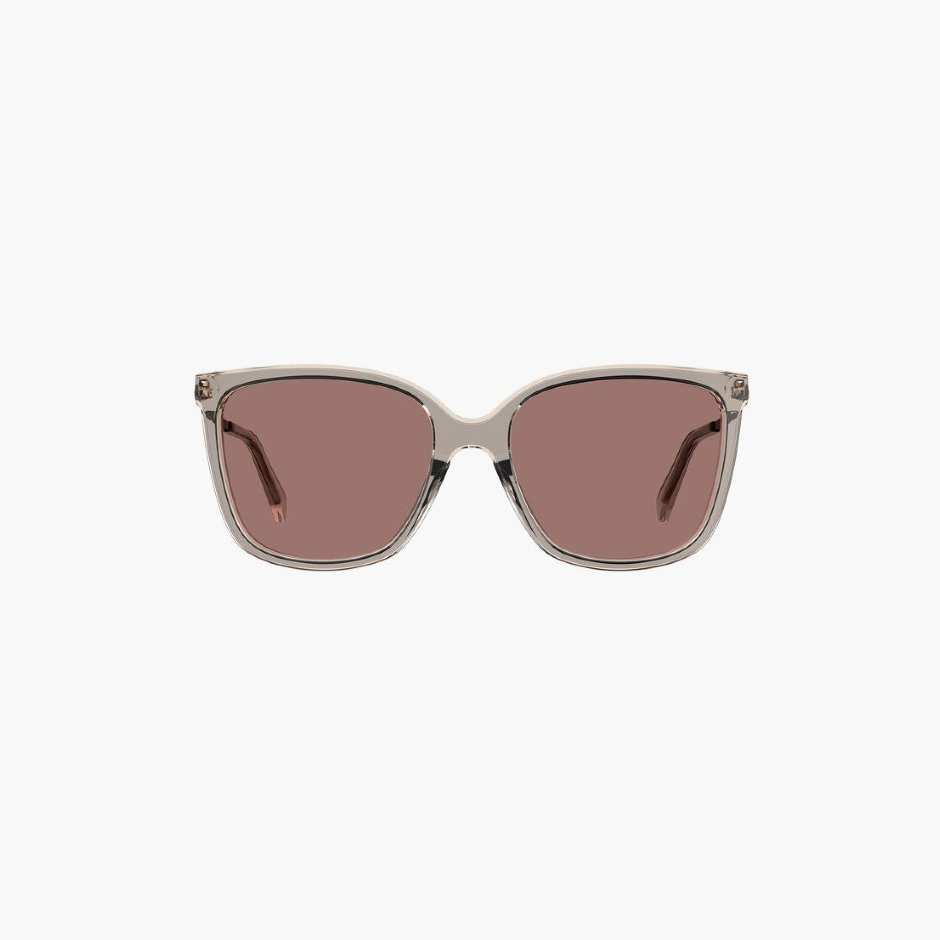 نظارات شمسية نسائية من موسكينو لوف، بتصميم وايفارير ومربع، لون عنابي | MOL035/S 7HH-women-sunglasses-image-3