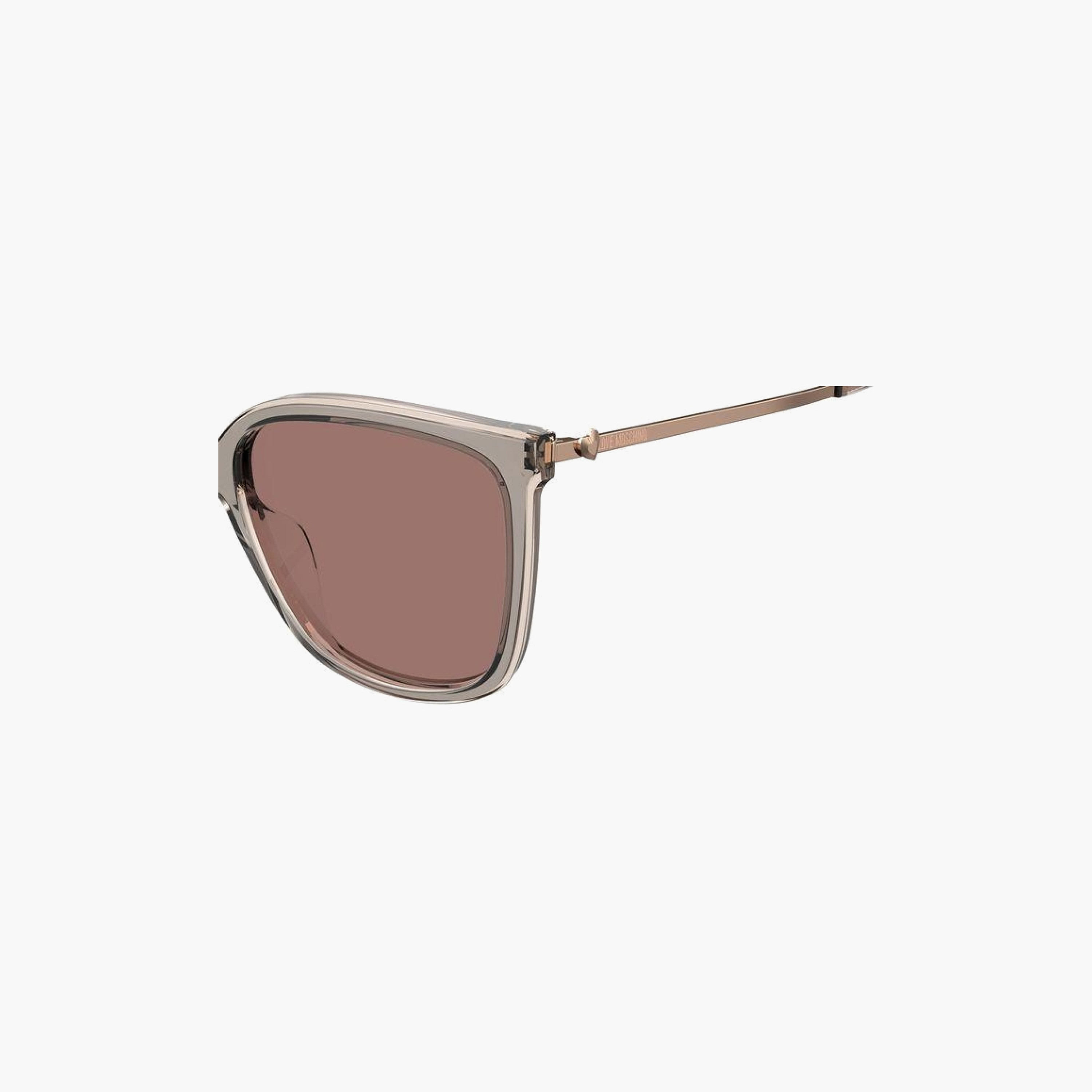 نظارات شمسية نسائية من موسكينو لوف، بتصميم وايفارير ومربع، لون عنابي | MOL035/S 7HH-women-sunglasses-image-4