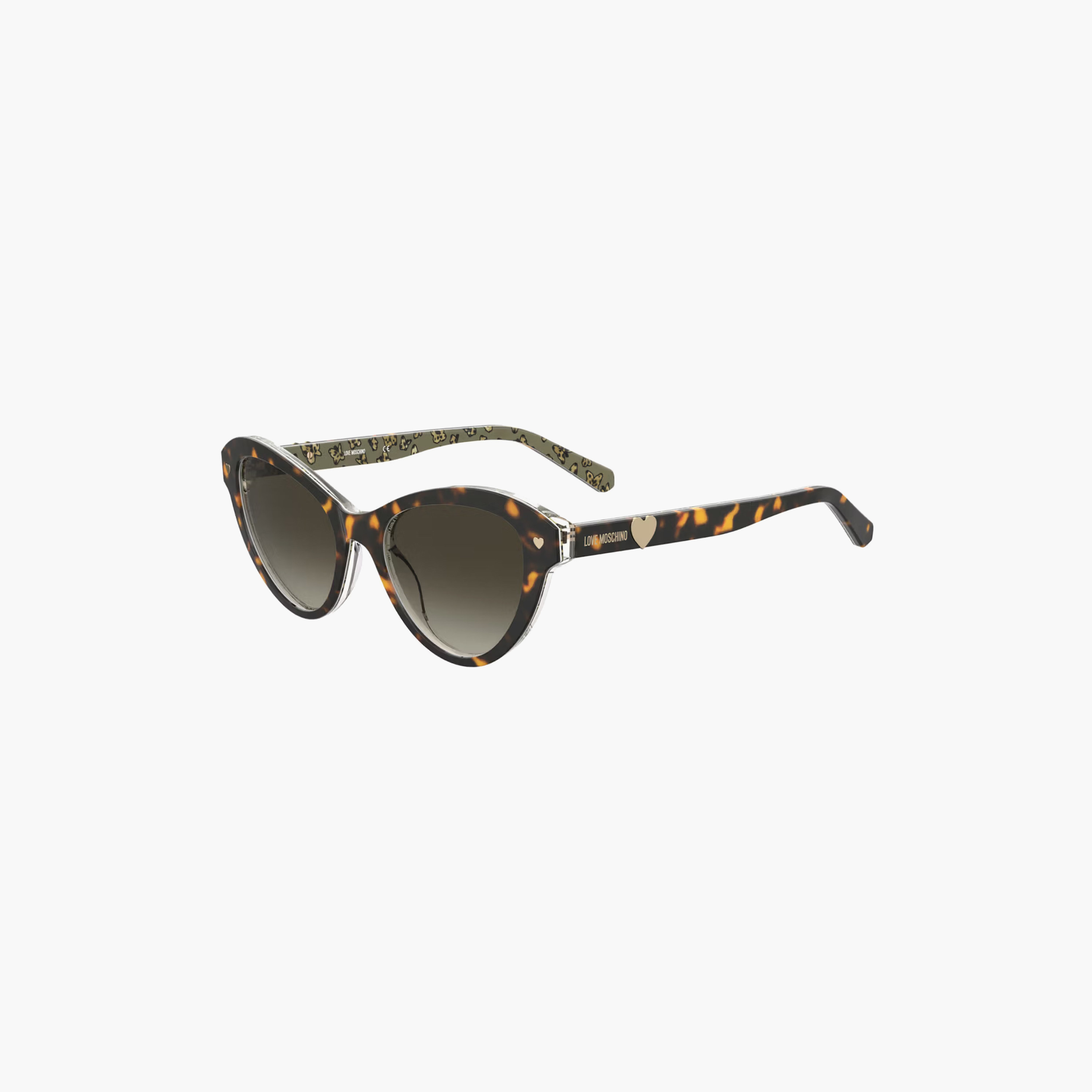 Love Moschino Women Cat Eye Grey Sunglasses | MOL046/S H7P-women-sunglasses-image-1
