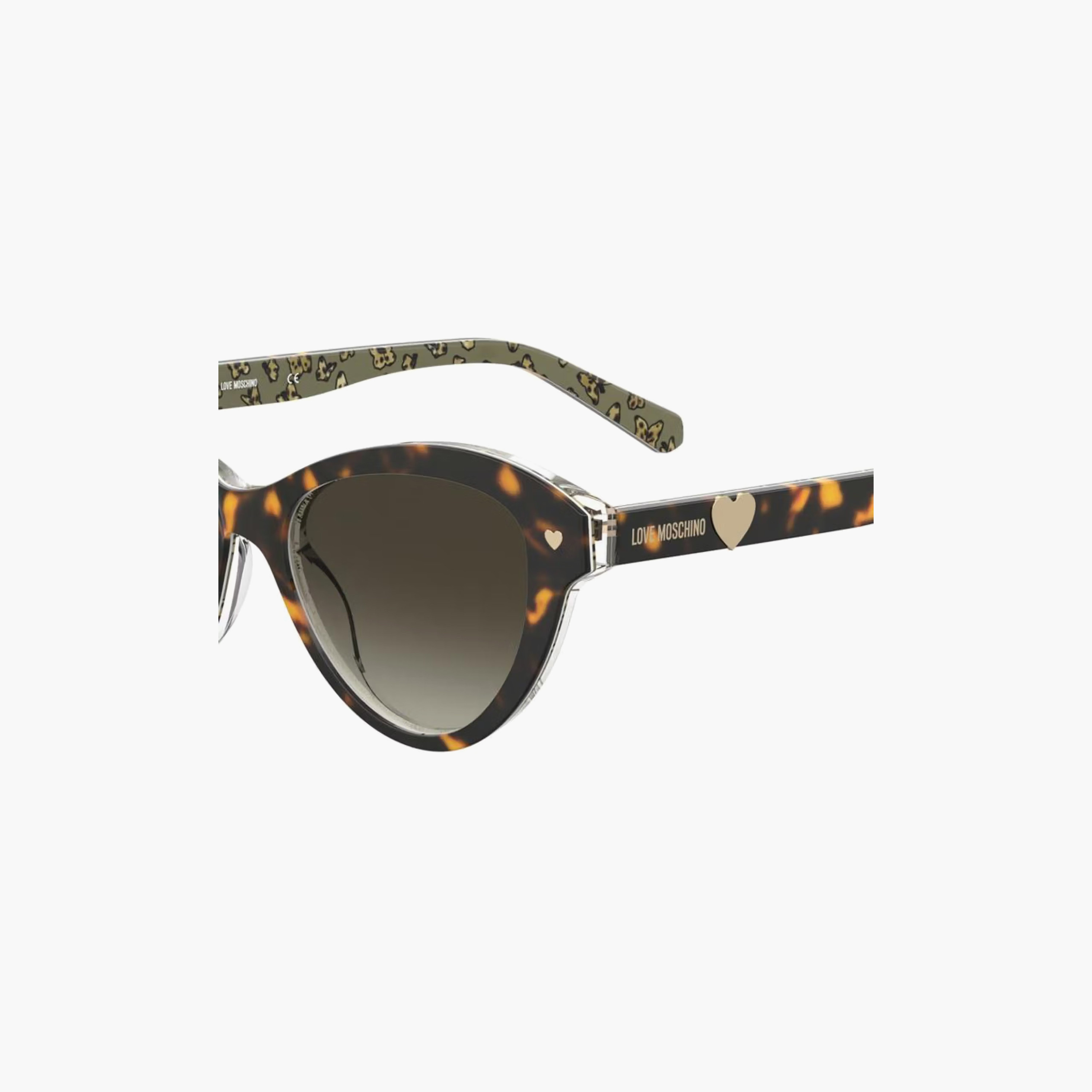 Love Moschino Women Cat Eye Grey Sunglasses | MOL046/S H7P-women-sunglasses-image-2