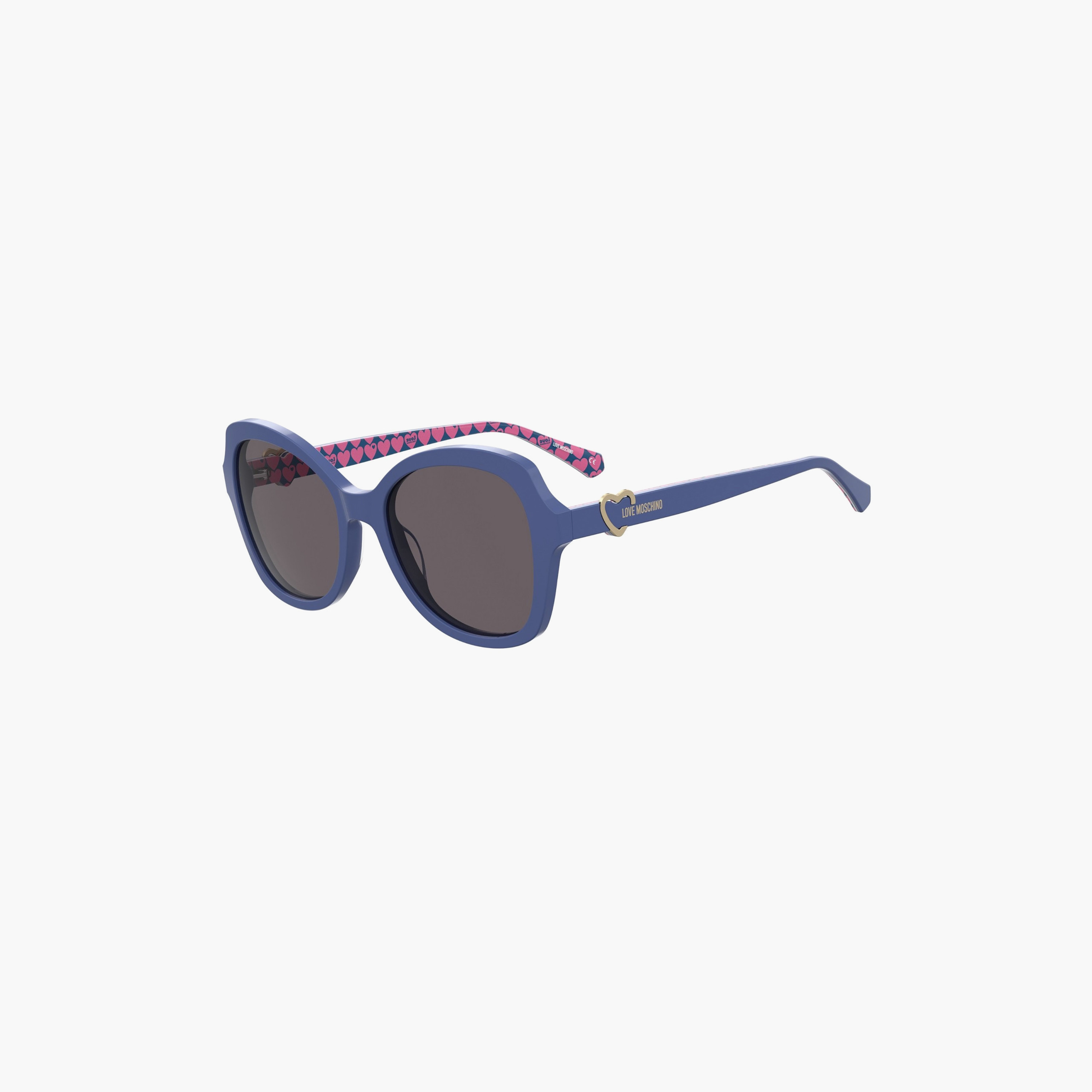 Love Moschino Women Cat Eye Grey Sunglasses | MOL059/S PJP-women-sunglasses-image-1