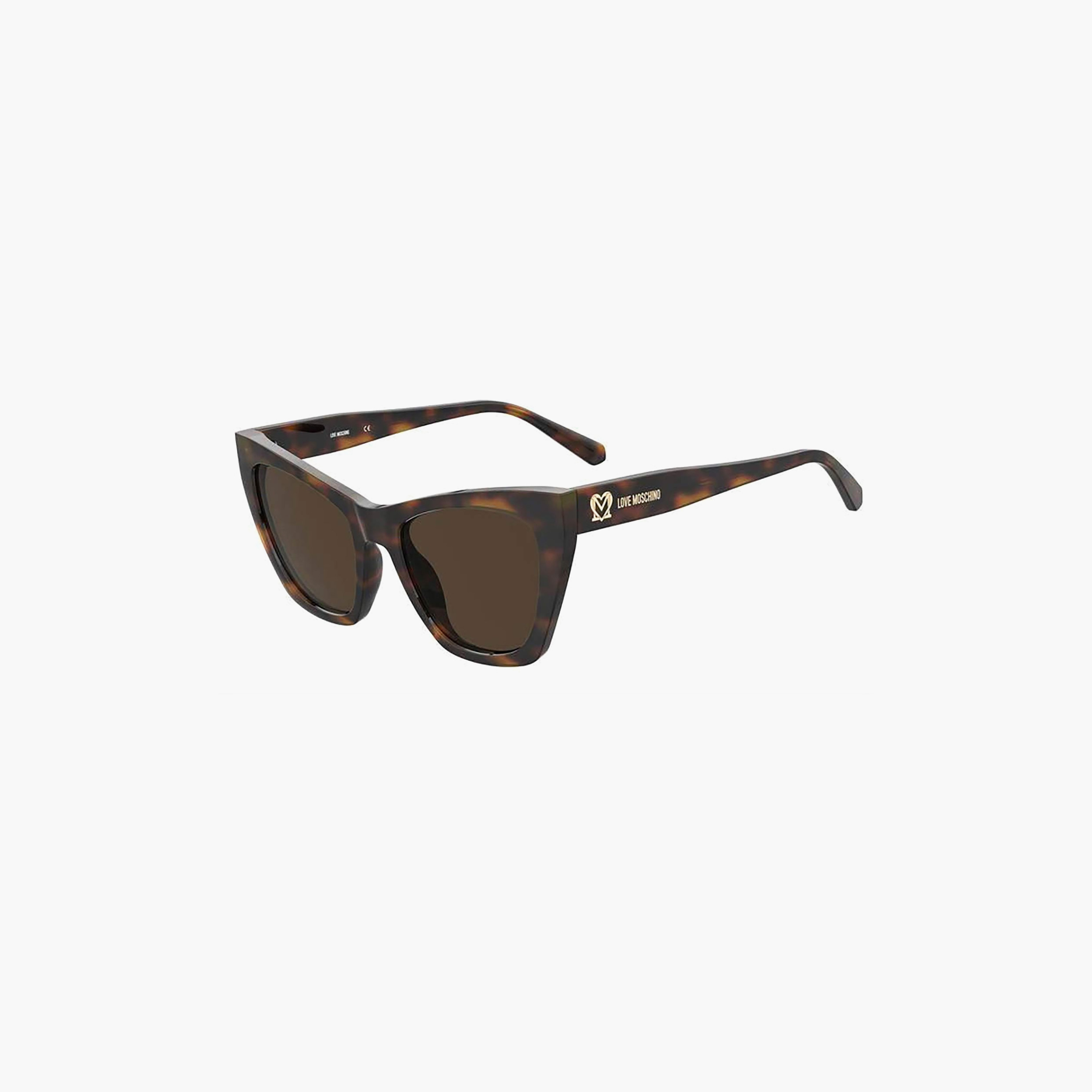 Love Moschino Women Cat Eye Brown Sunglasses | MOL070/S 086-women-sunglasses-image-1