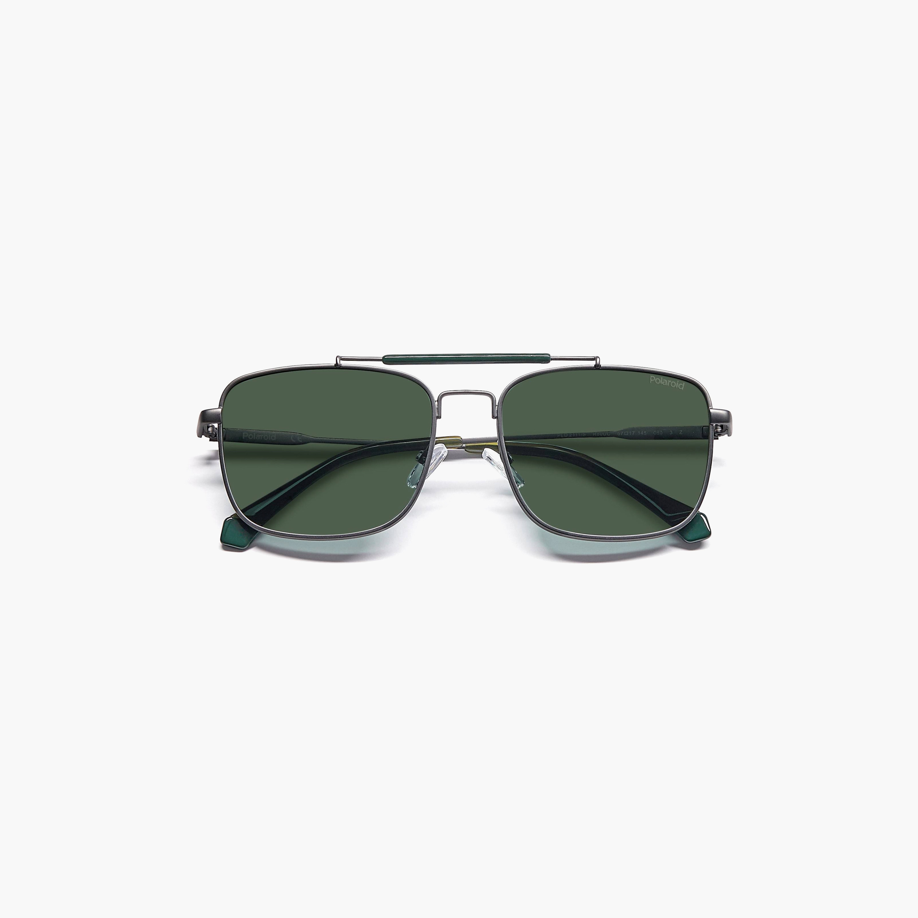 Polaroid Men Wayfarer & Square Polorized Green Sunglasses | PLD 2111/S R80-men-sunglasses-image-4