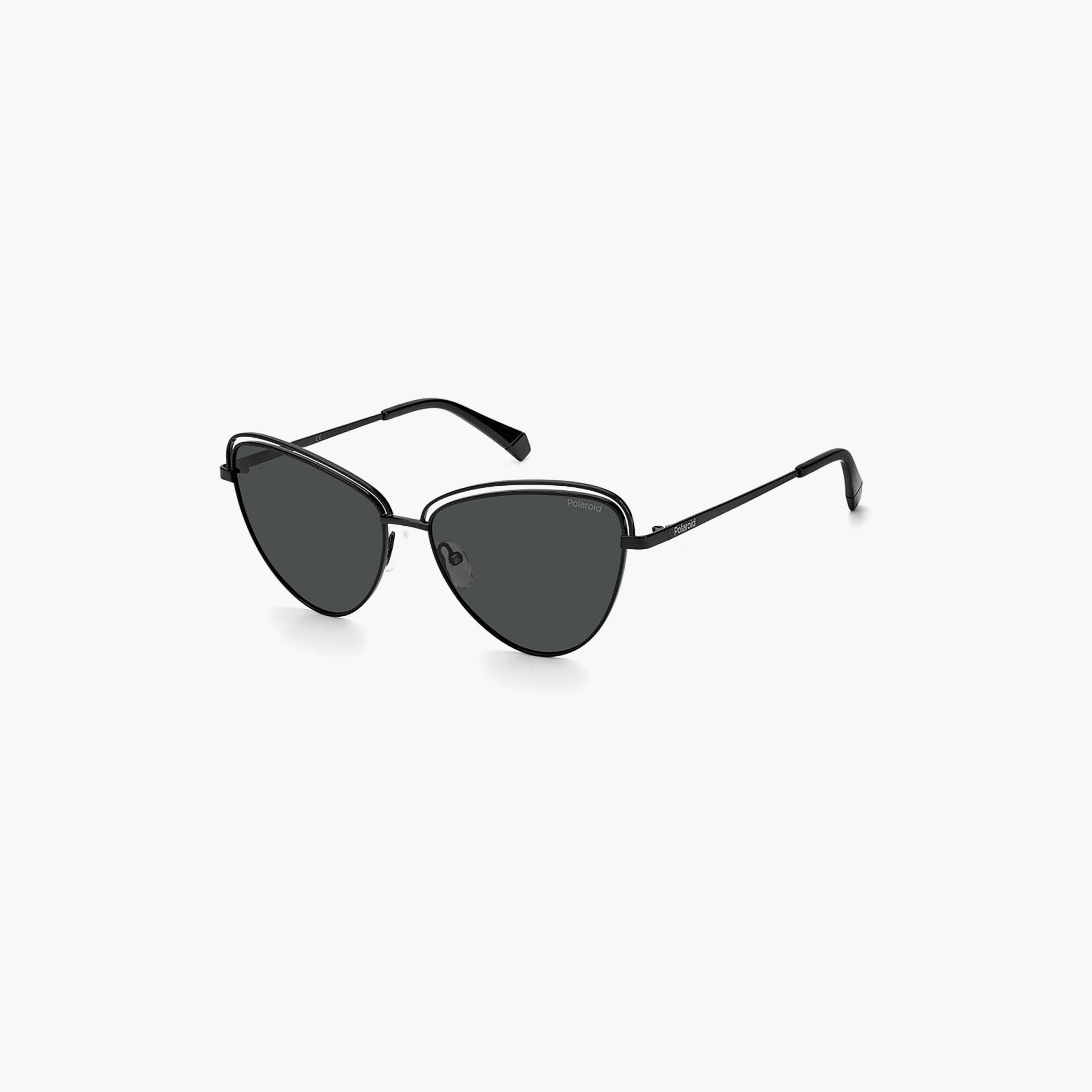 نظارات شمسية بولارويد رمادية مستقطبة بتصميم عين القطة للنساء | PLD 4094/S 807-women-sunglasses-image-2