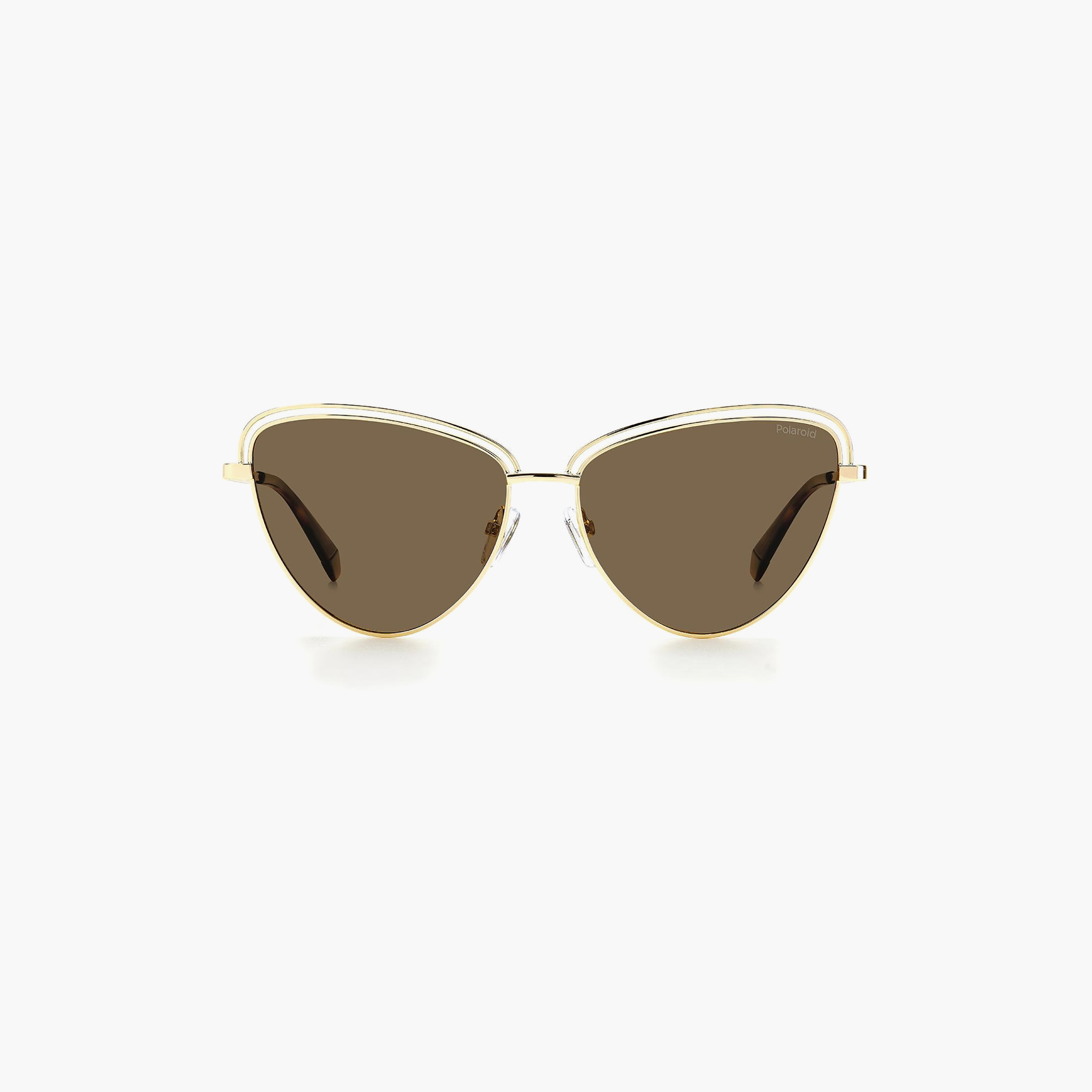 نظارات شمسية بولارويد بنية اللون بتصميم عين القطة للنساء | PLD 4094/S J5G-women-sunglasses-image-2