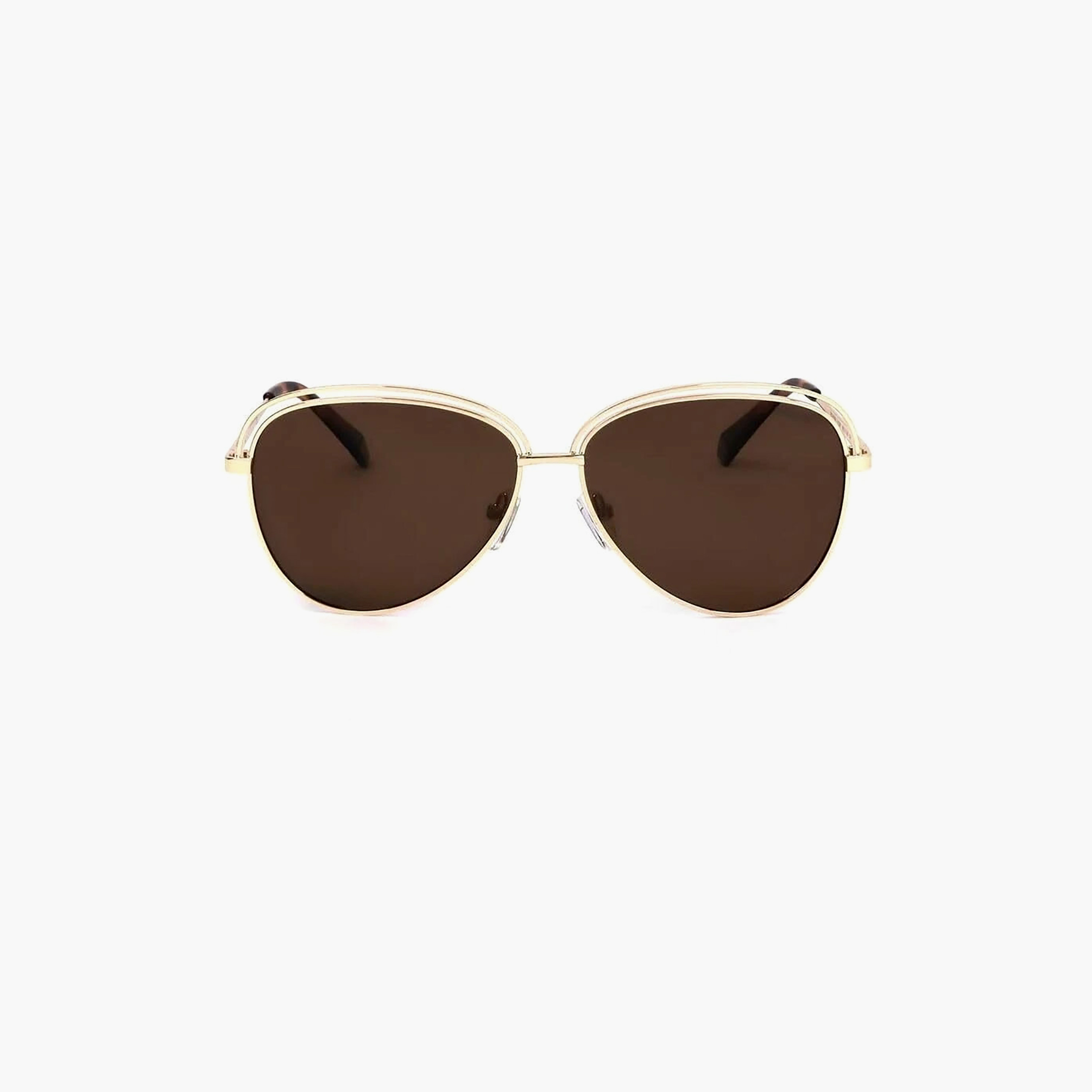 Polaroid Men Aviator Polarized Brown Sunglasses | PLD 4103/S 01Q-men-sunglasses-image-3