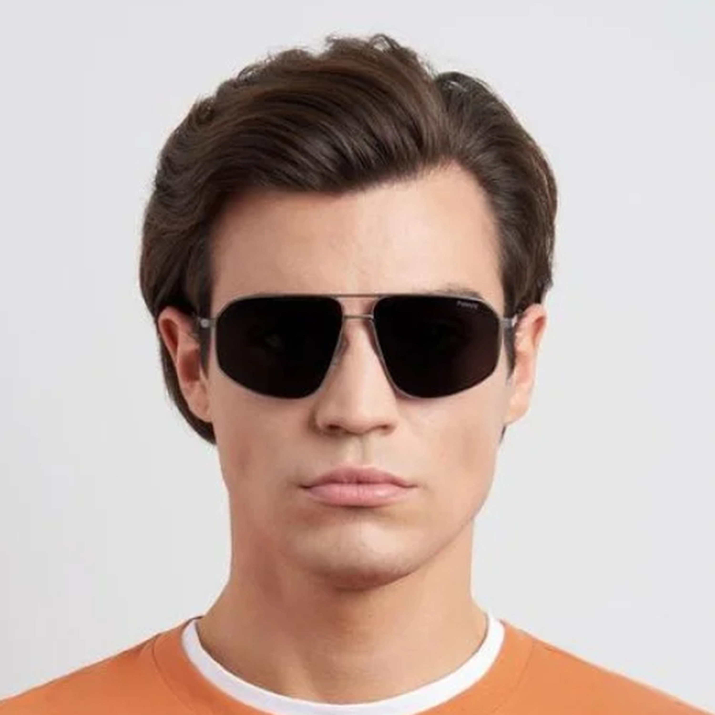 Polaroid Men Aviator Polorized Grey Sunglasses | PLD 4118/S/X  KJ1-men-sunglasses-image-7